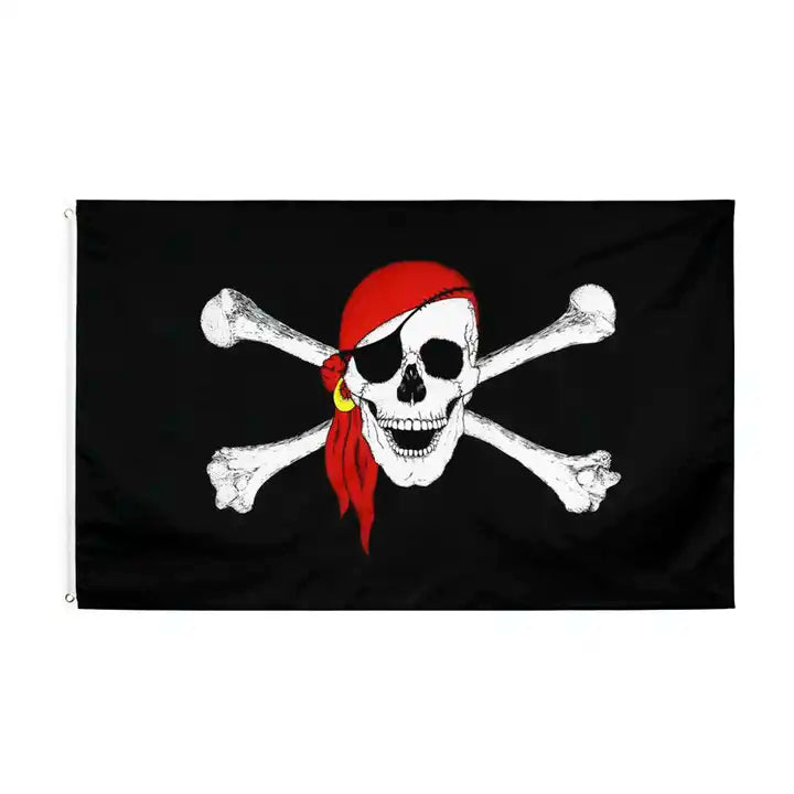 3' x 5' Pirate Skull Flag