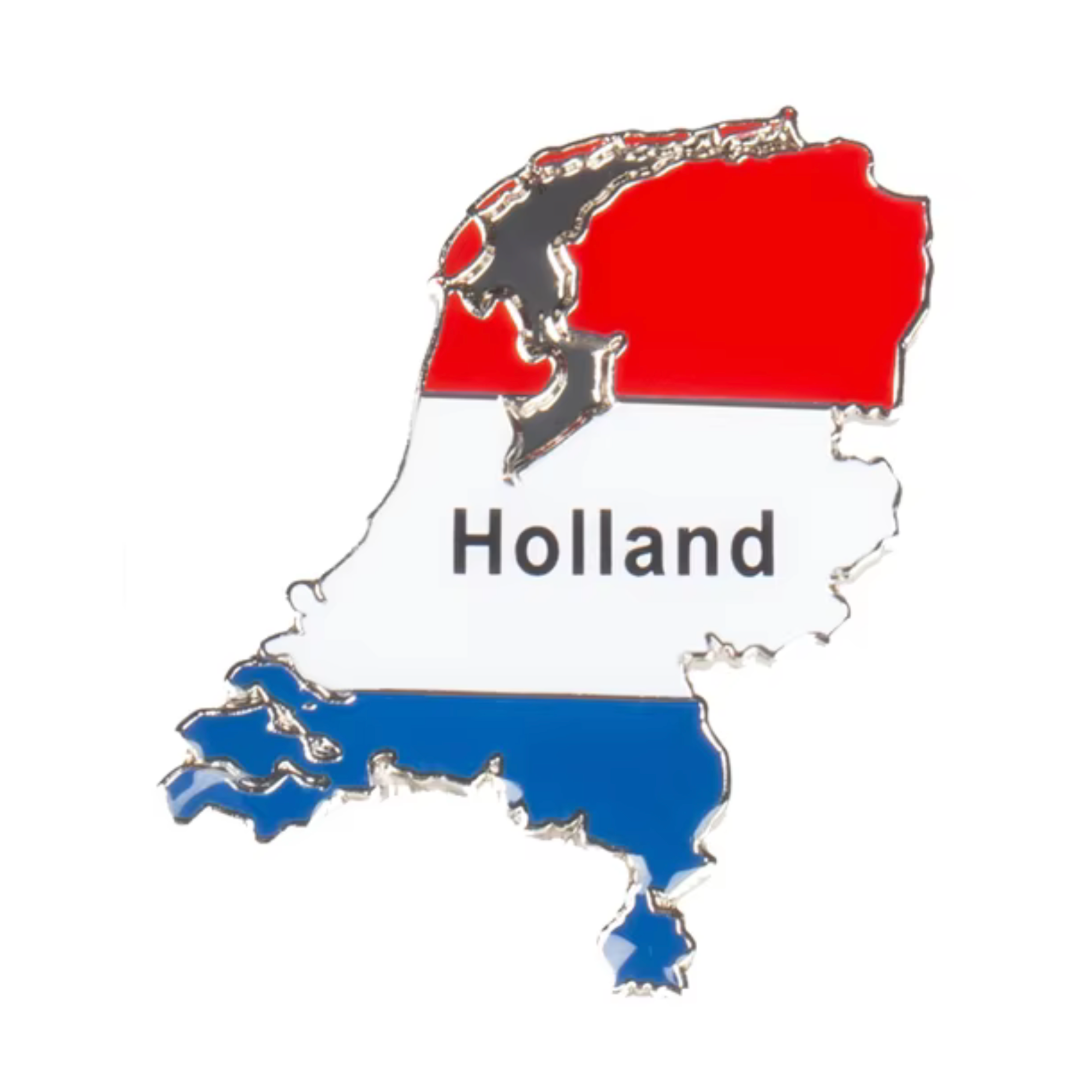 Netherlands Holland Country Shape Pin Badge