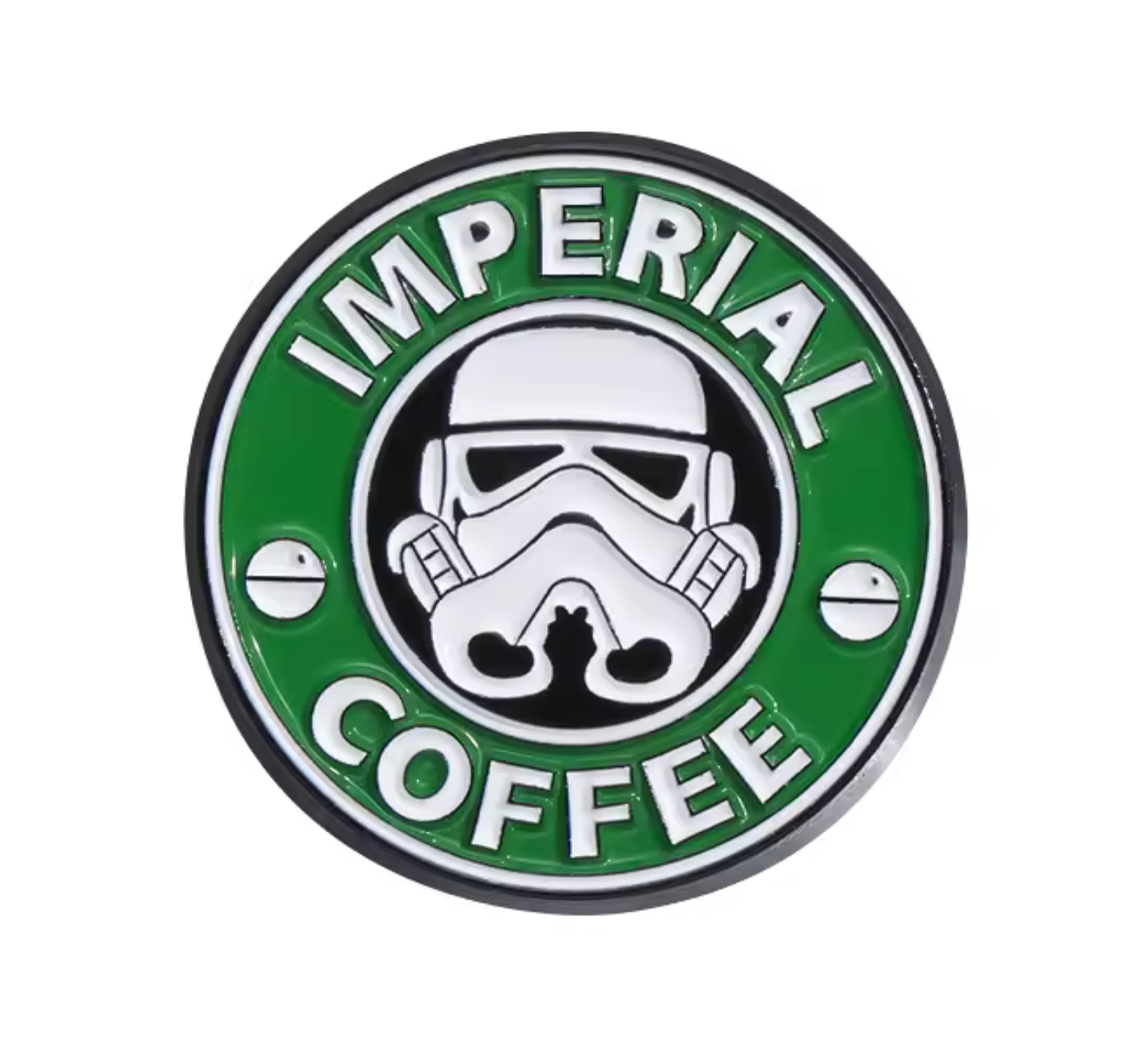 Imperial Coffee Pin Badge