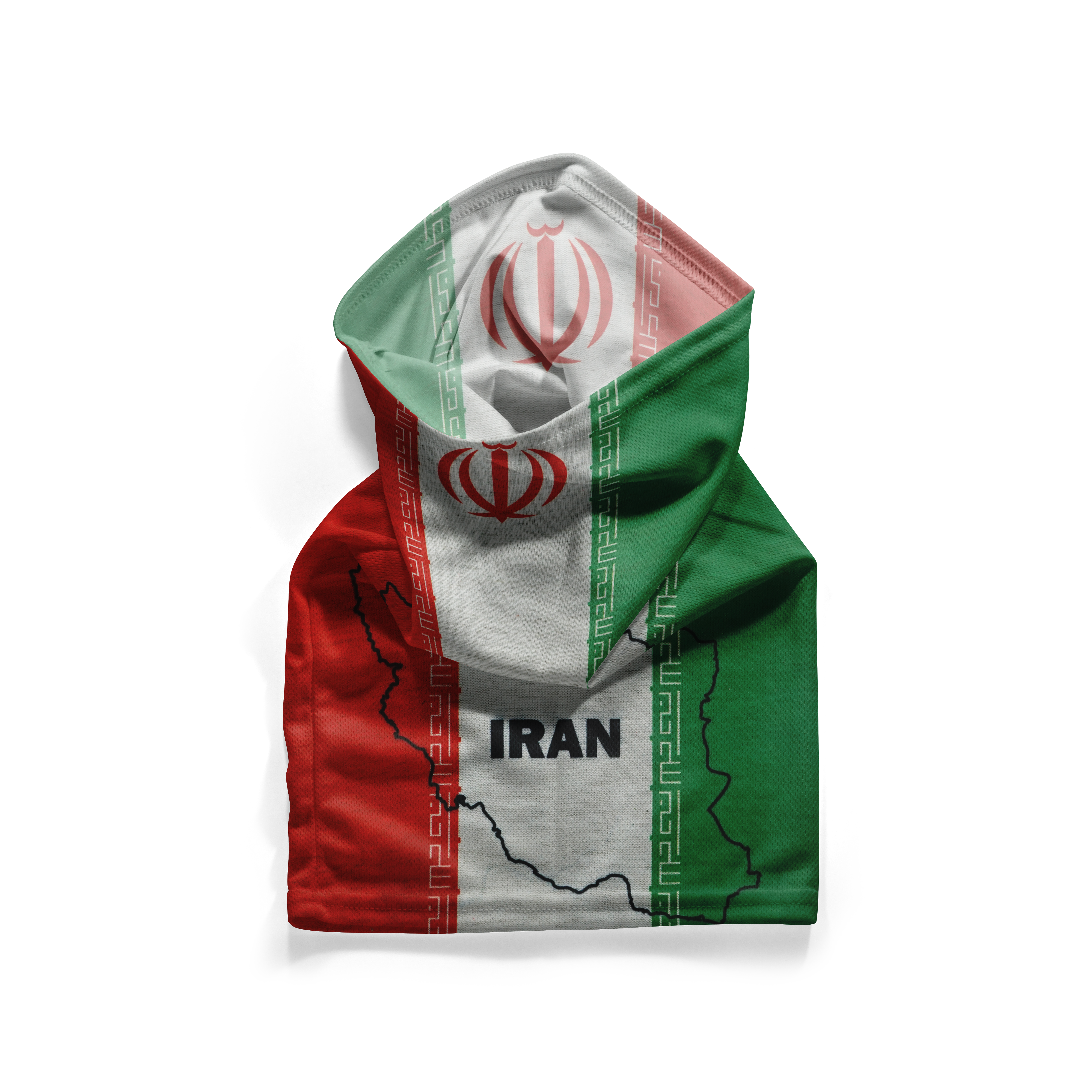 Iran Flag Snood – Breathable Mask Neck Gaiter Face Covering