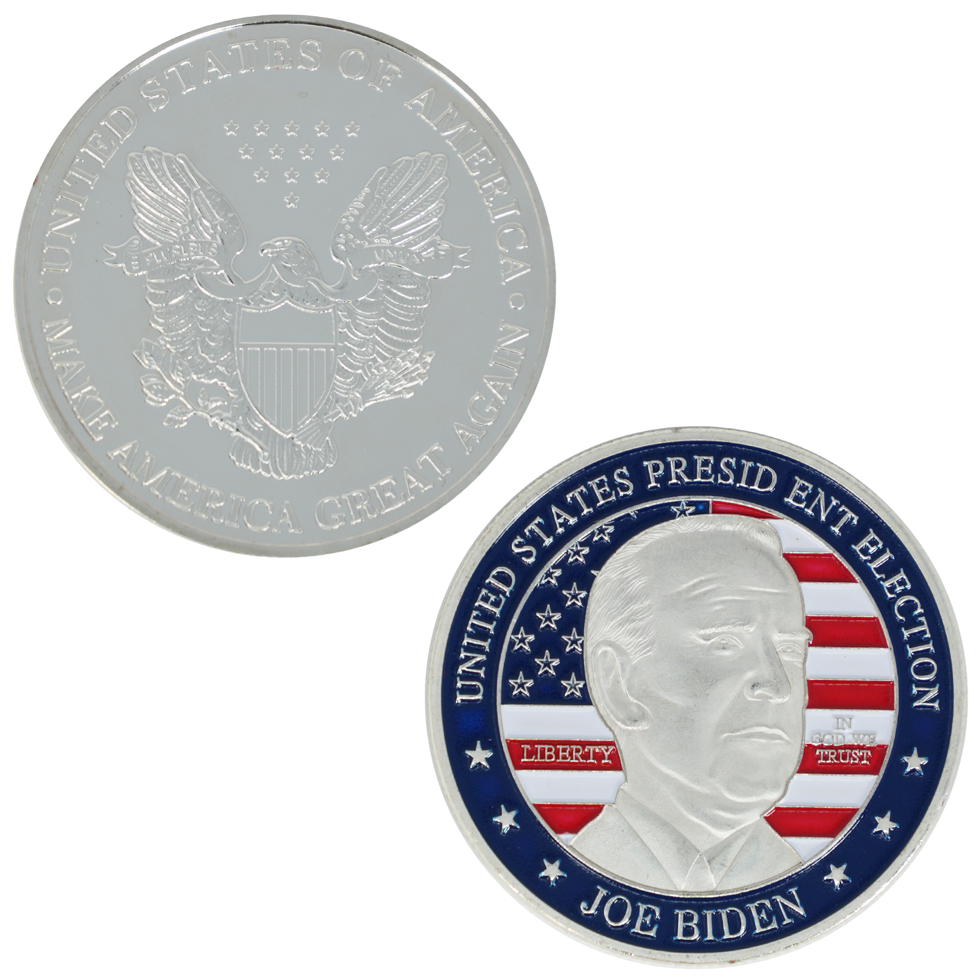 Joe Biden Presidential Election Commemorative Coin – Silver Edition