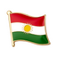 Kurdistan Flag Pin Badge