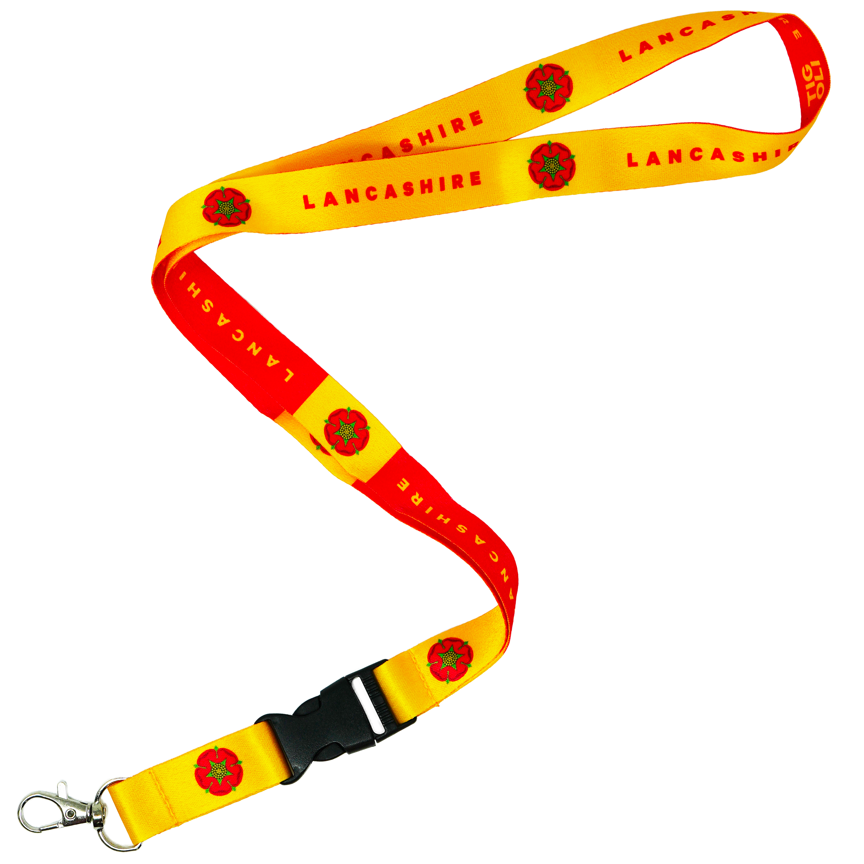 Lancashire County Lanyard – Red Rose of Lancaster Design