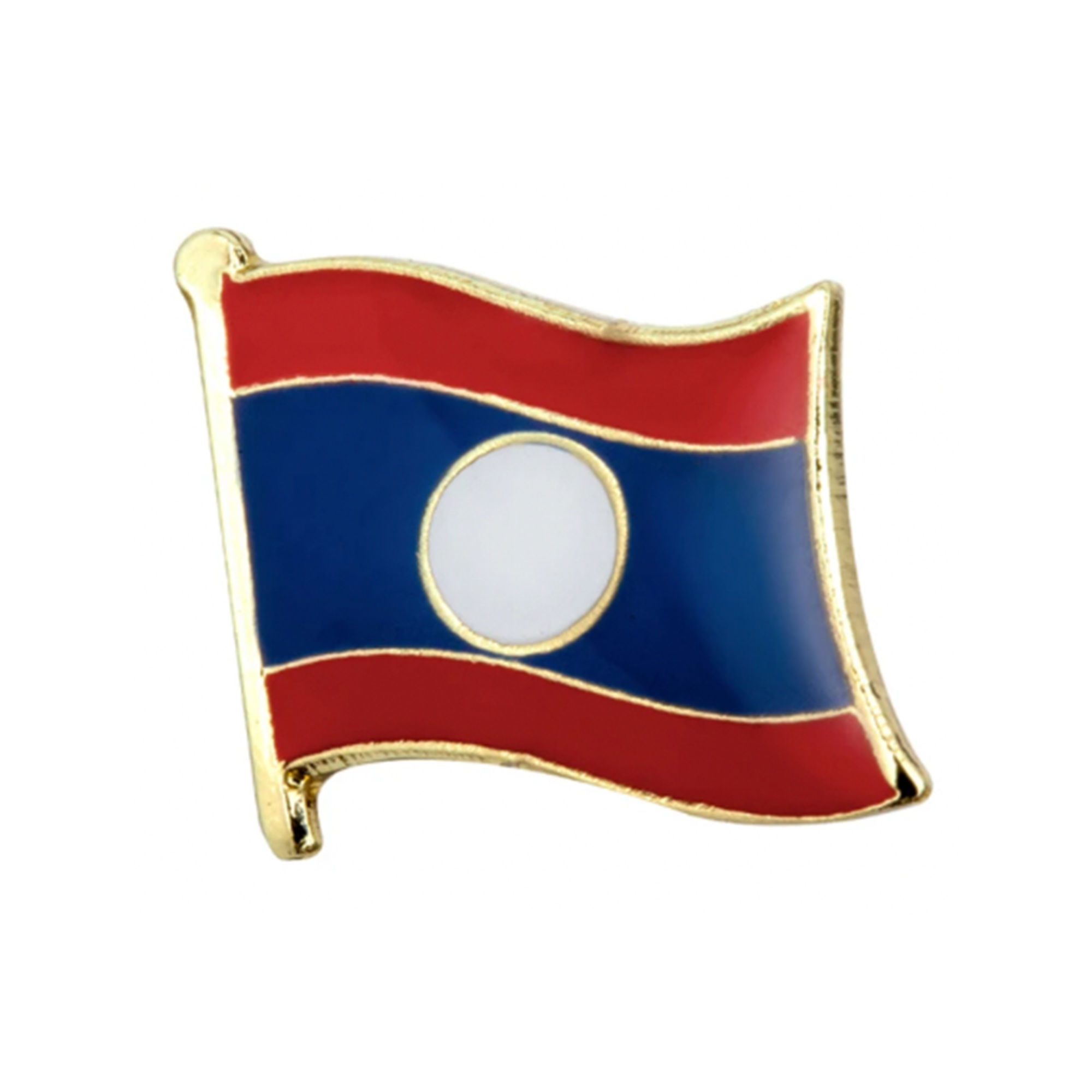 Laos Flag Pin Badge
