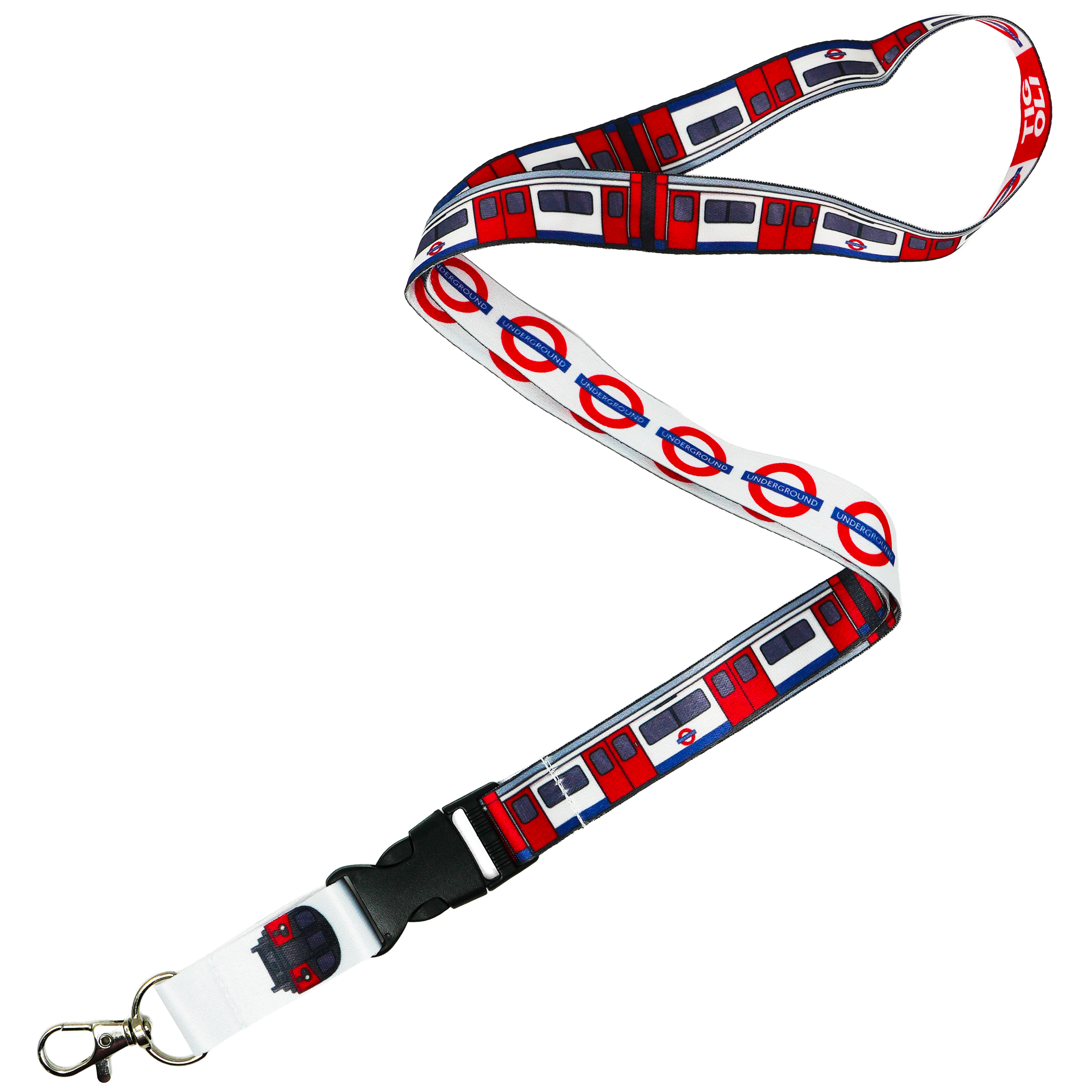 London Underground Lanyard – Tube Train & Roundel Design