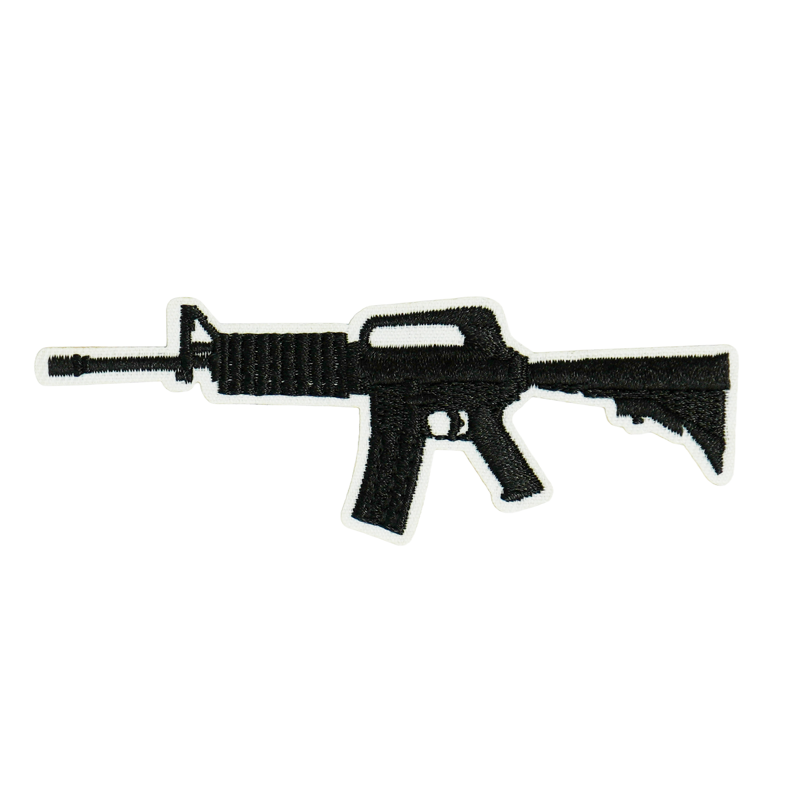 M4 Carbine Rifle Army Military Iron On Patch (12 x 2.8cm)