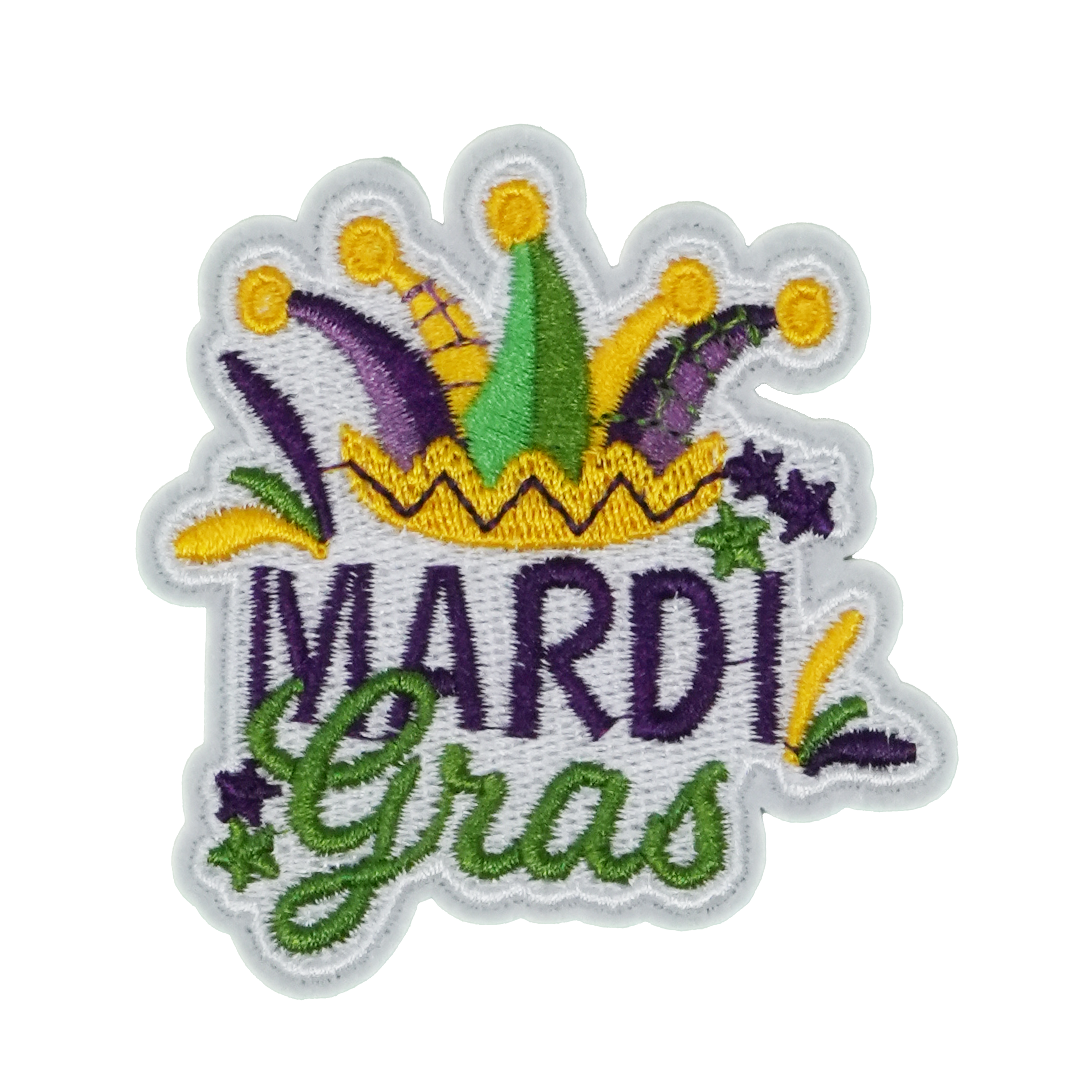 Mardi Graz Festival Patch Iron On (7 x 6cm)