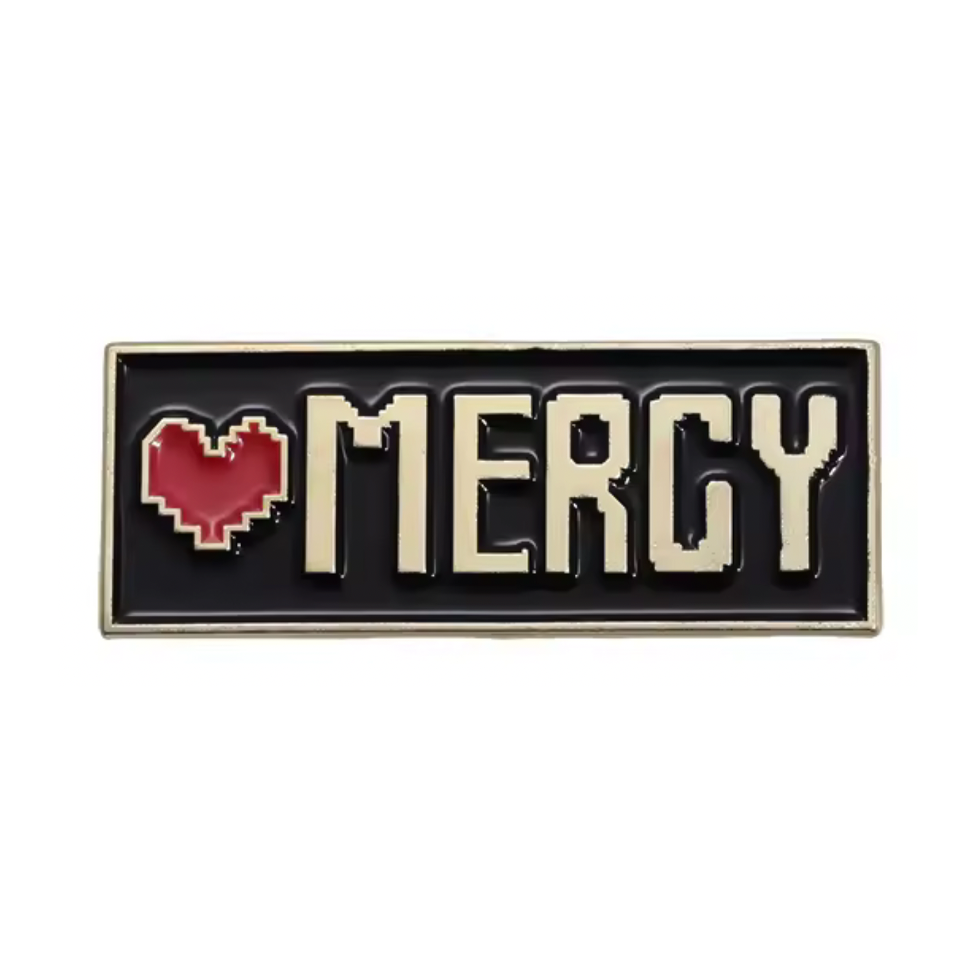 Heart Mercy Video Gaming Pin Badge