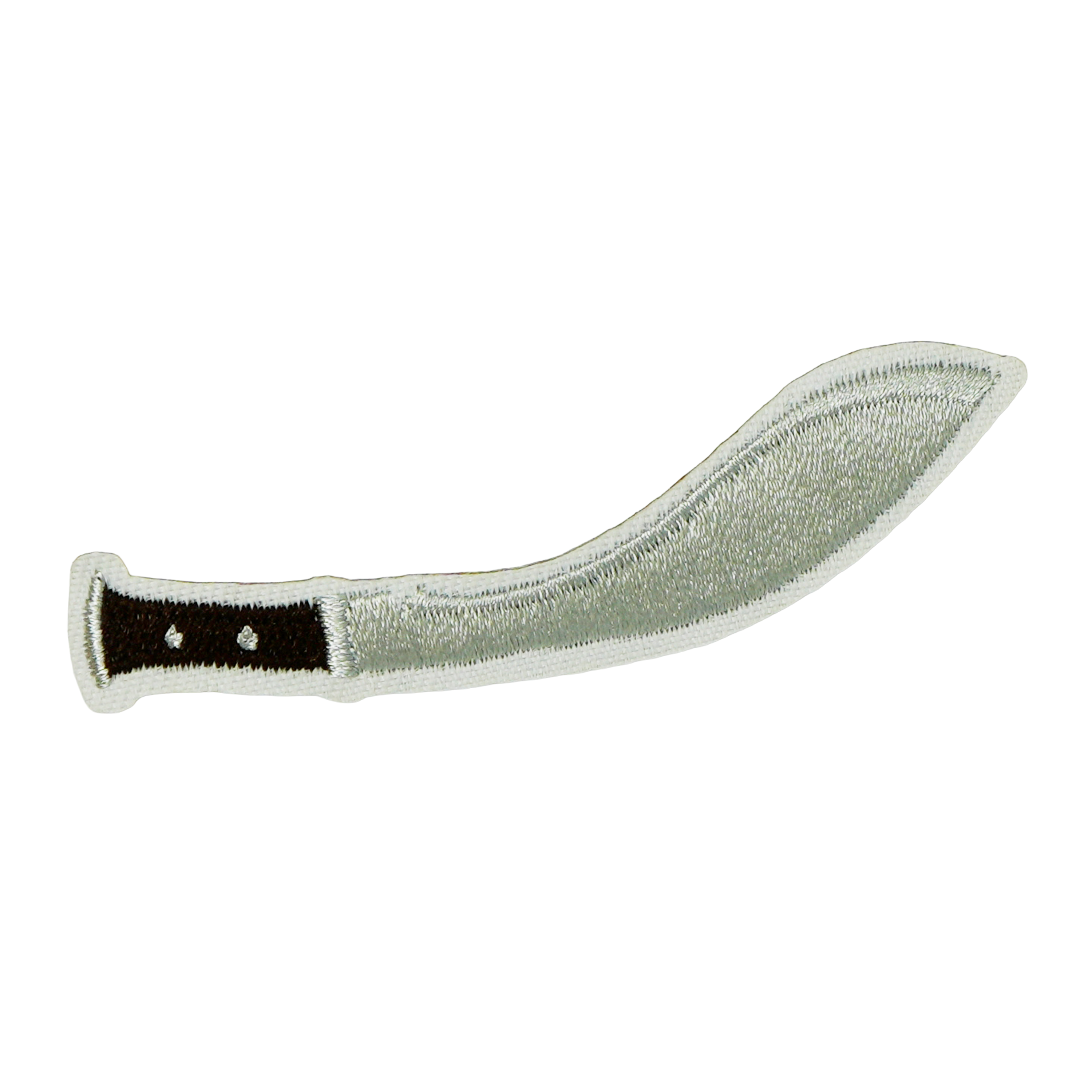 Kukri (Khukuri) Curved Knife Gurkhas of Nepal Iron On Patch (7.5 x 2cm)