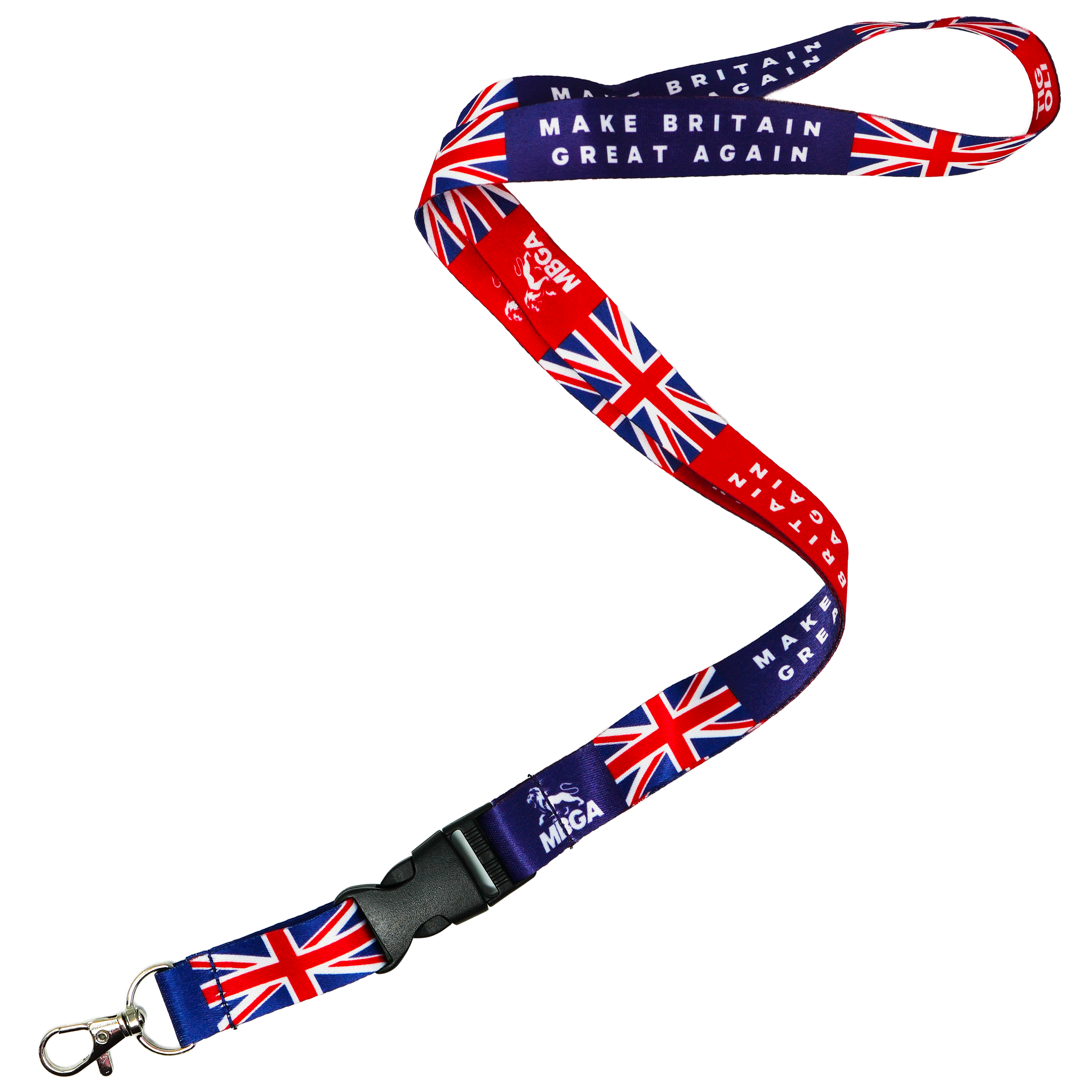 Make Britain Great Again Lanyard – Union Jack Flag Neck Strap