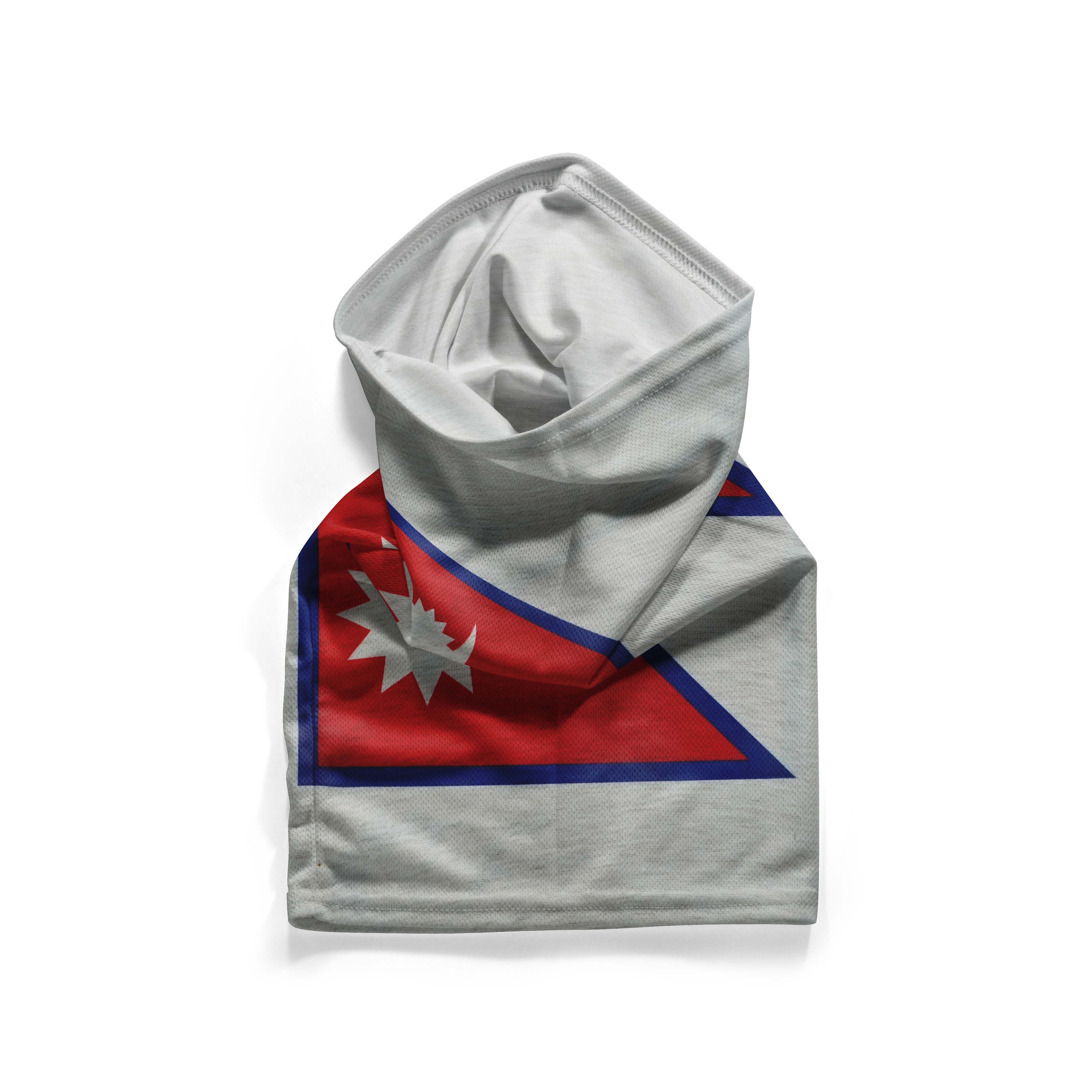 Nepal Flag Snood – Breathable Mask Neck Gaiter Face Covering