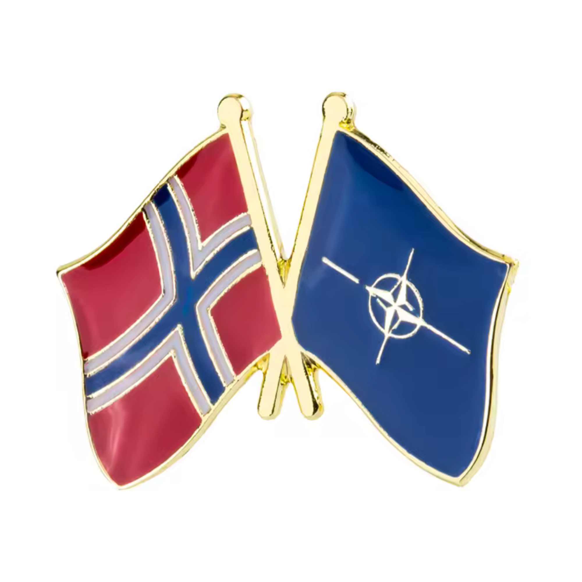 Norway & NATO Friendship Pin Badge