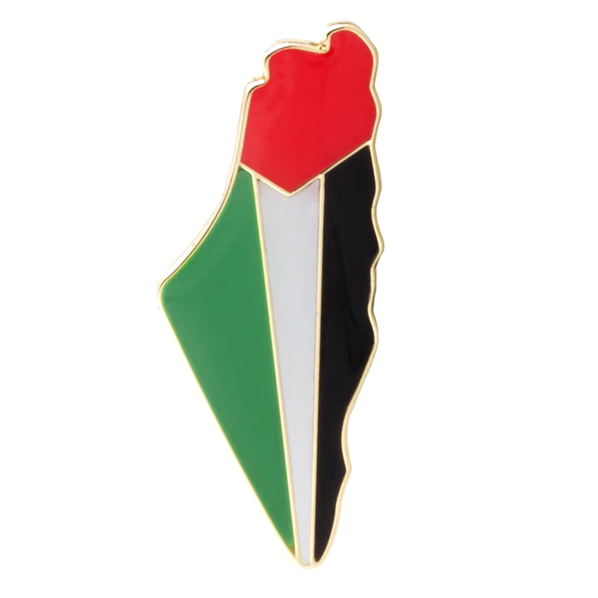 Palestine Country Shape Gaza Pin Badge