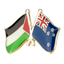 Palestine & New Zealand Friendship Pin Badge