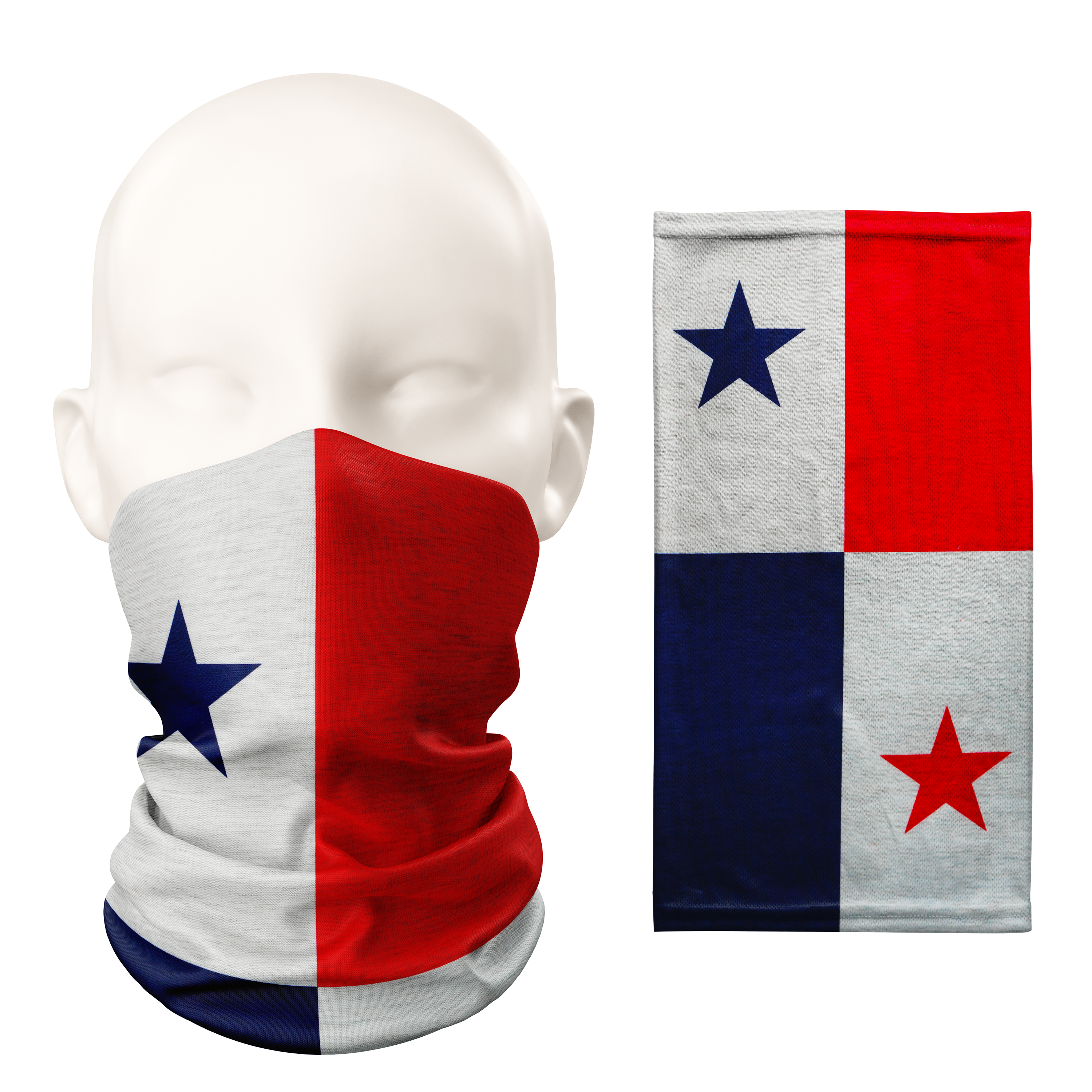 Panama Flag Snood – Breathable Mask Neck Gaiter Face Covering