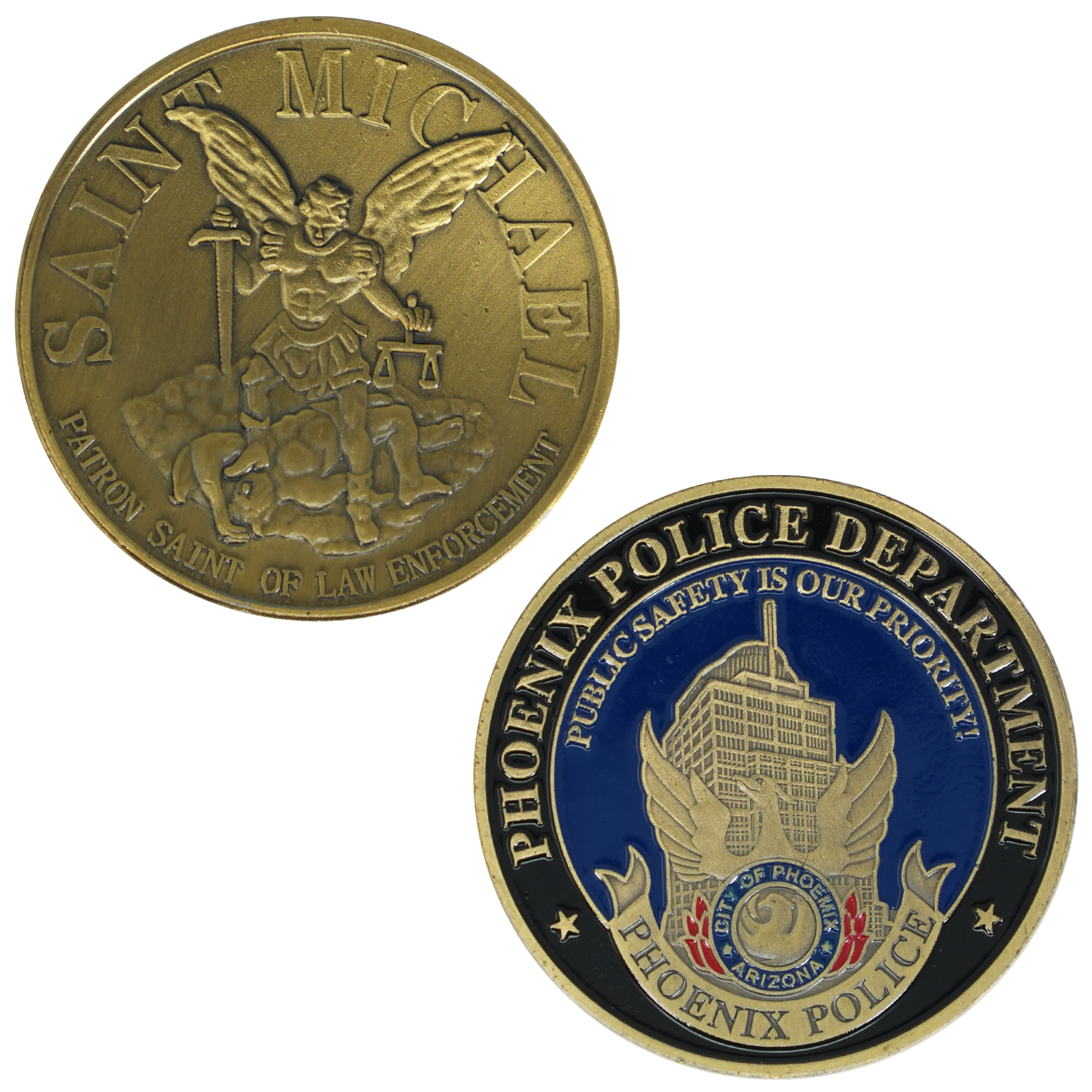 Phoenix Police Department & Saint Michael Commemorative Coin