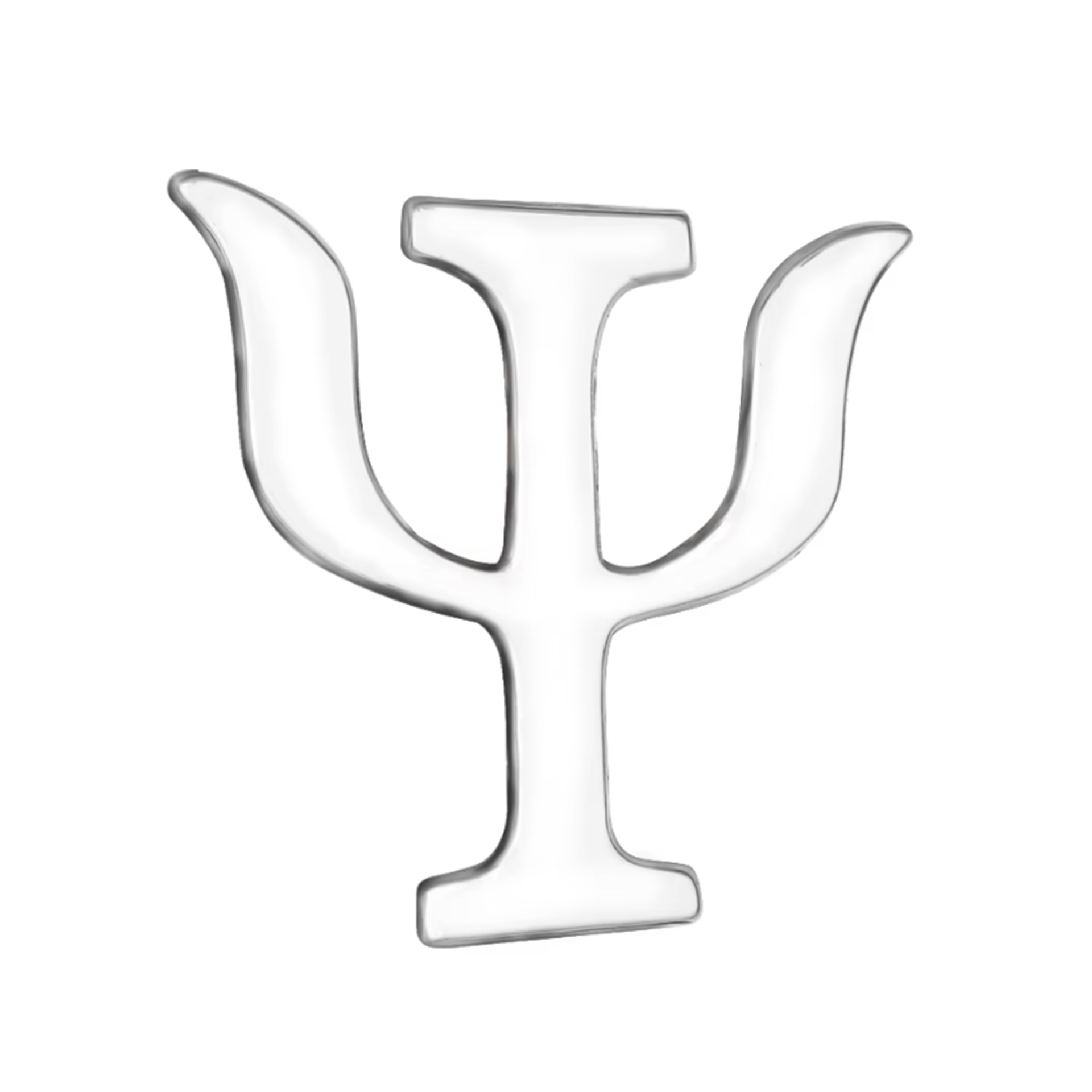 Psychologist Silver Symbol Pin Badge