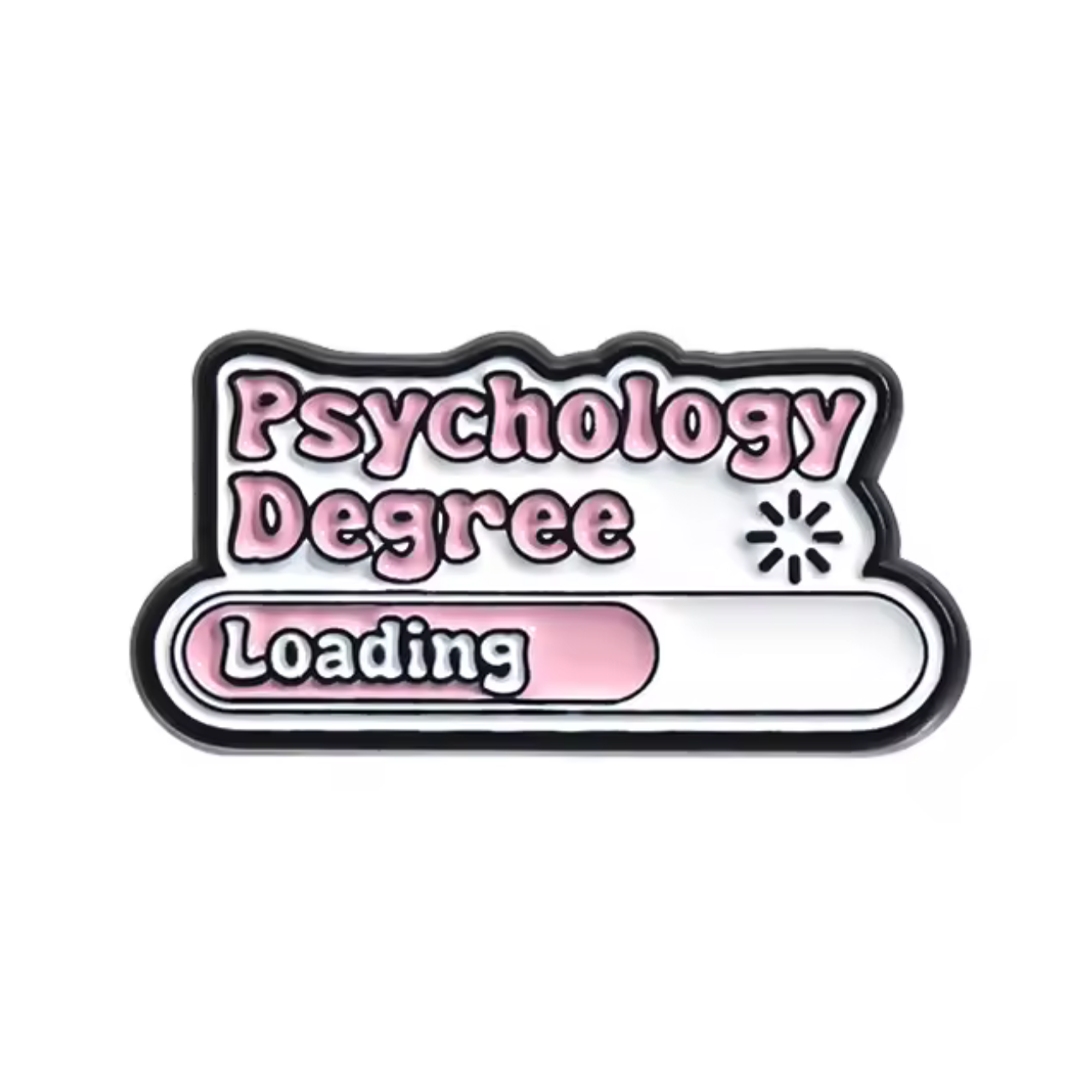Psychology Degree Loading Pin Badge