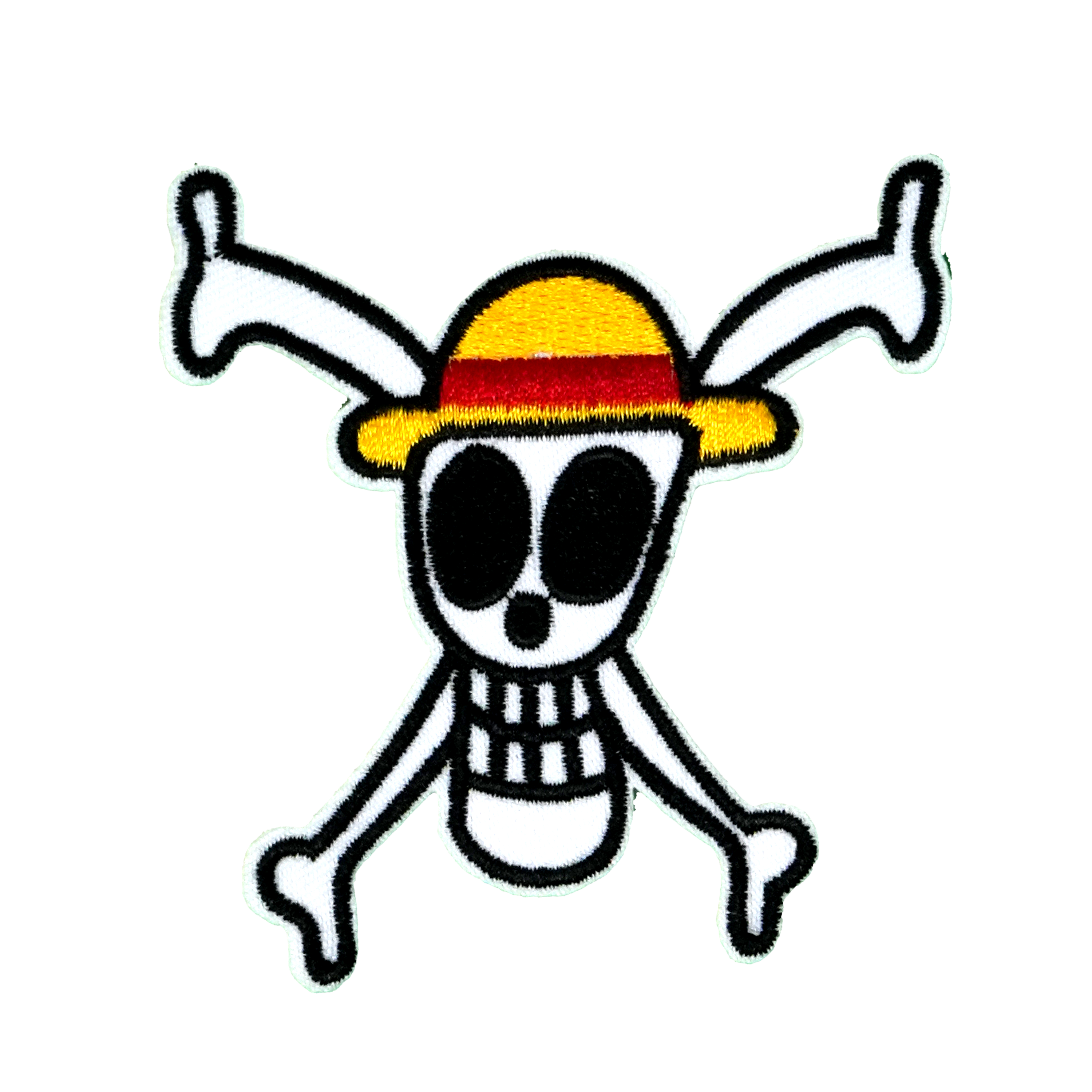 Pirate Skull & Crossed Bones Patch Iron On (8 x 8cm)