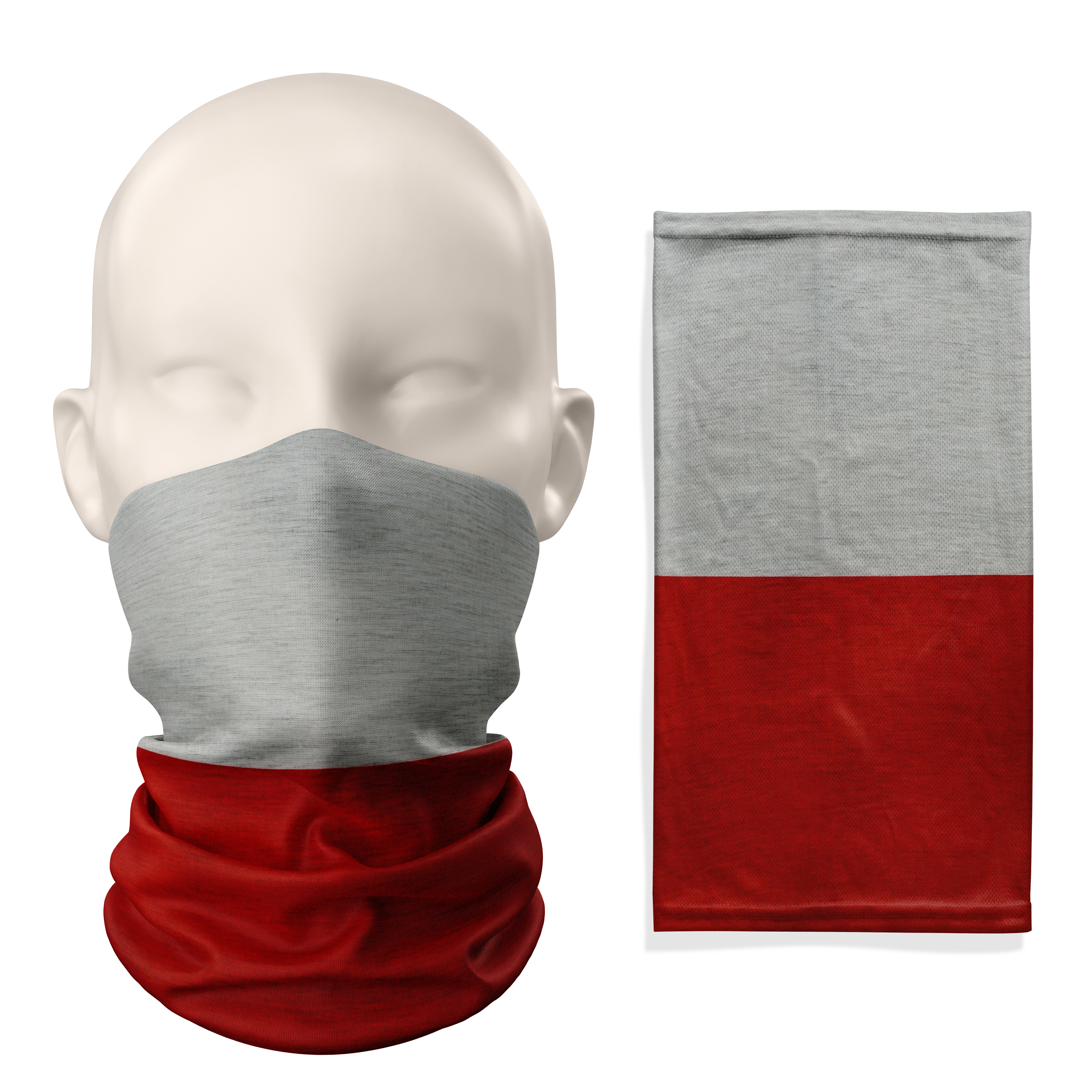Poland Flag Snood – Breathable Mask Neck Gaiter Face Covering