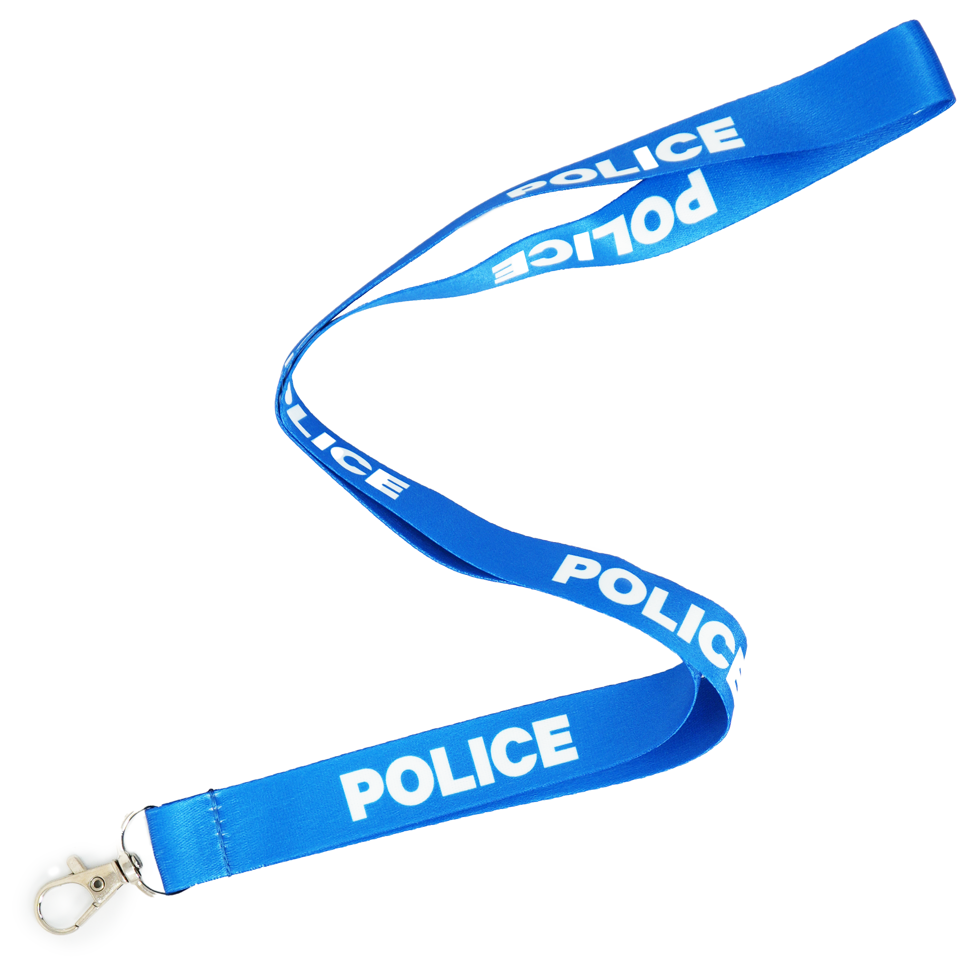 Police Blue Cosplay Lanyard