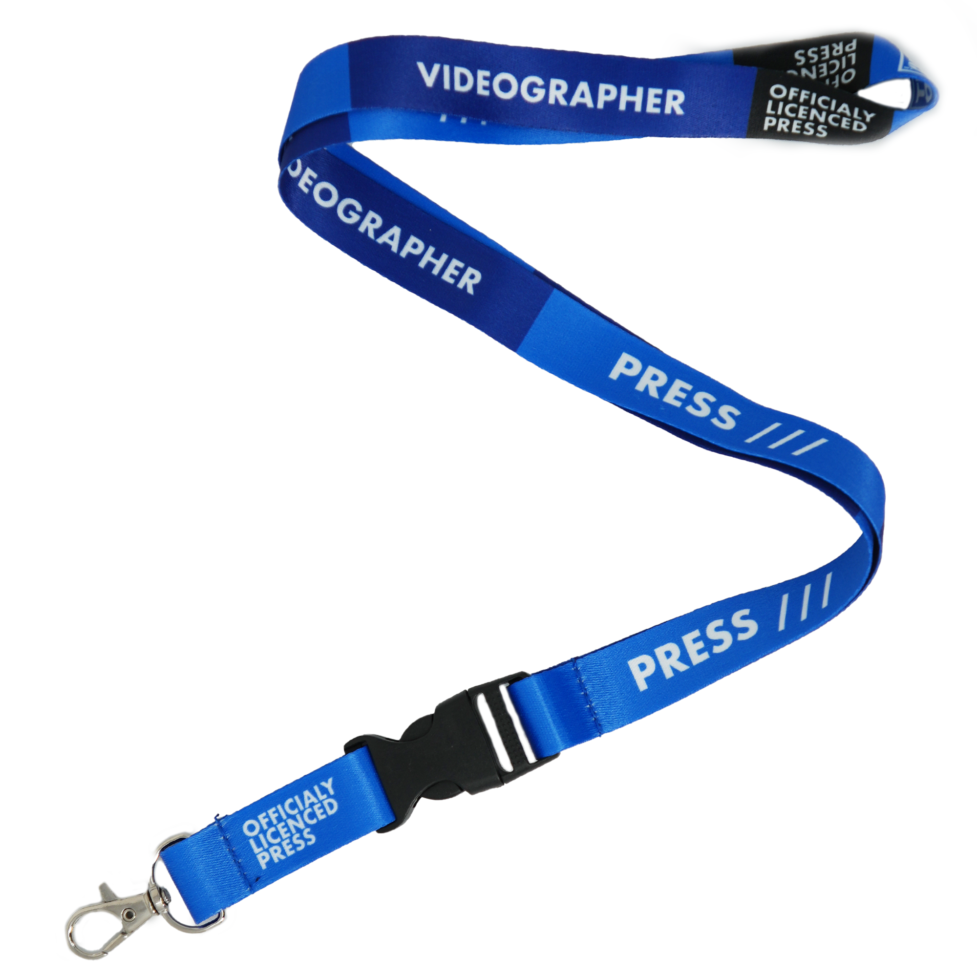 Videographer - Officially Licensed Press Lanyard