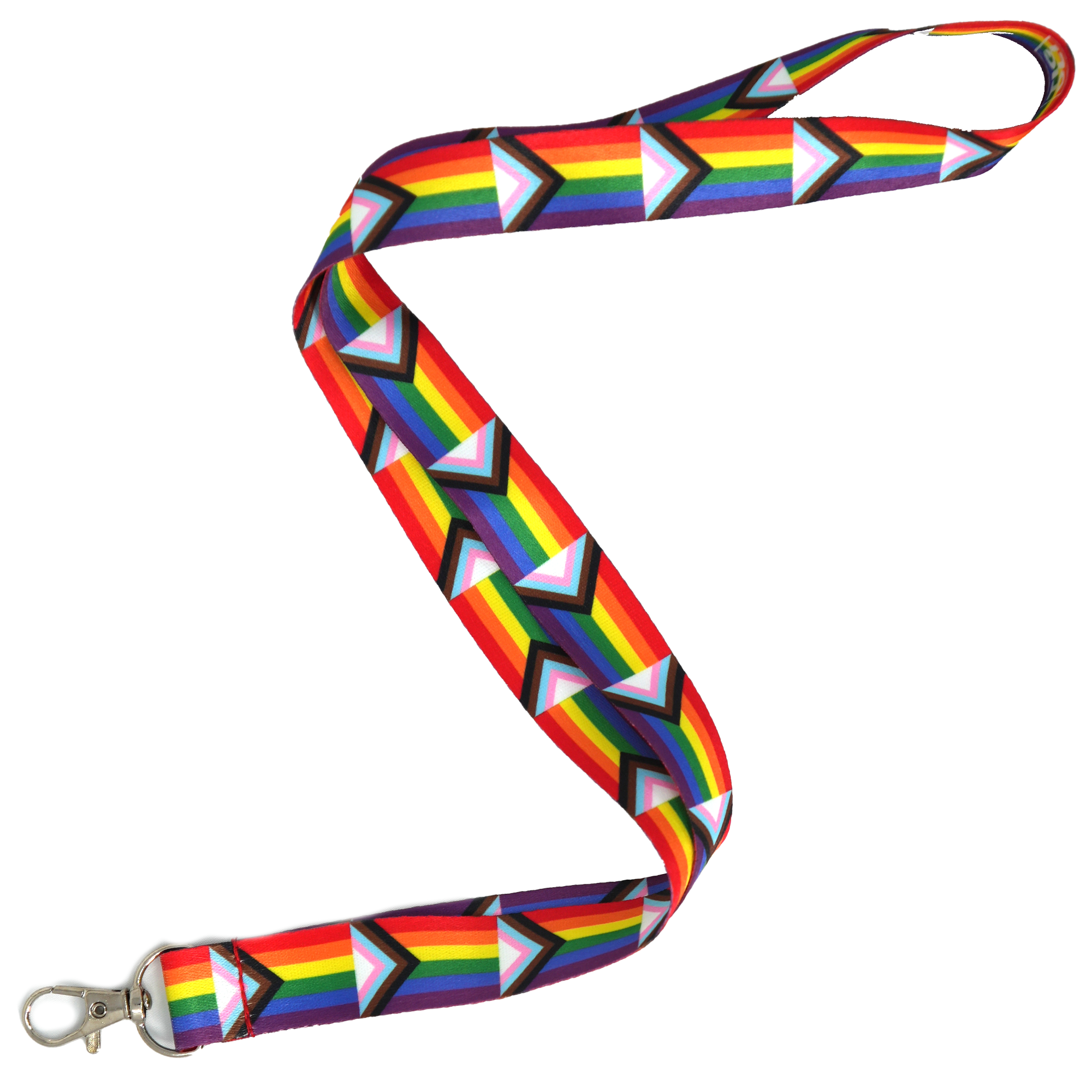 Progress Pride LGBTQI+ Flag Lanyard