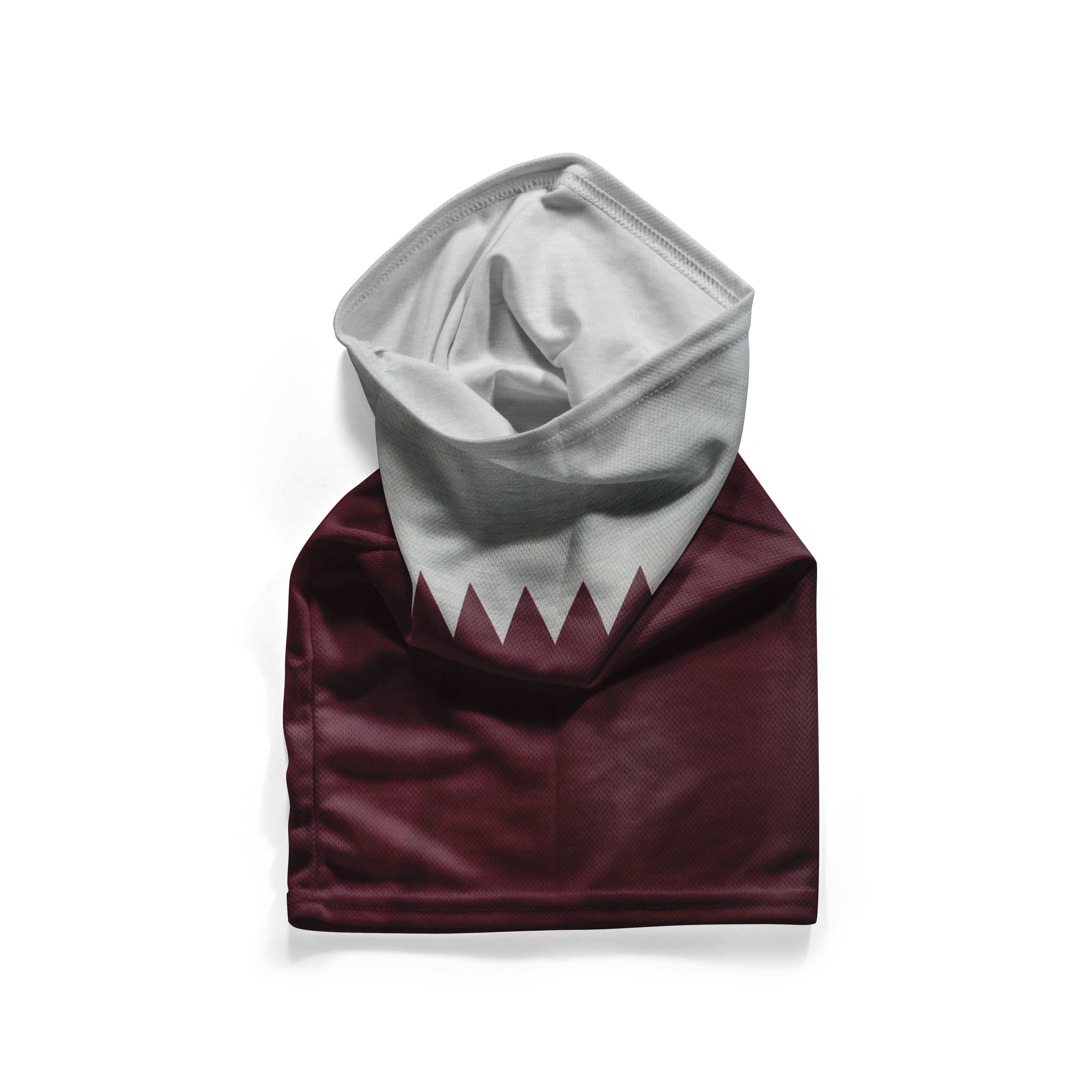 Qatar Flag Snood – Breathable Mask Neck Gaiter Face Covering