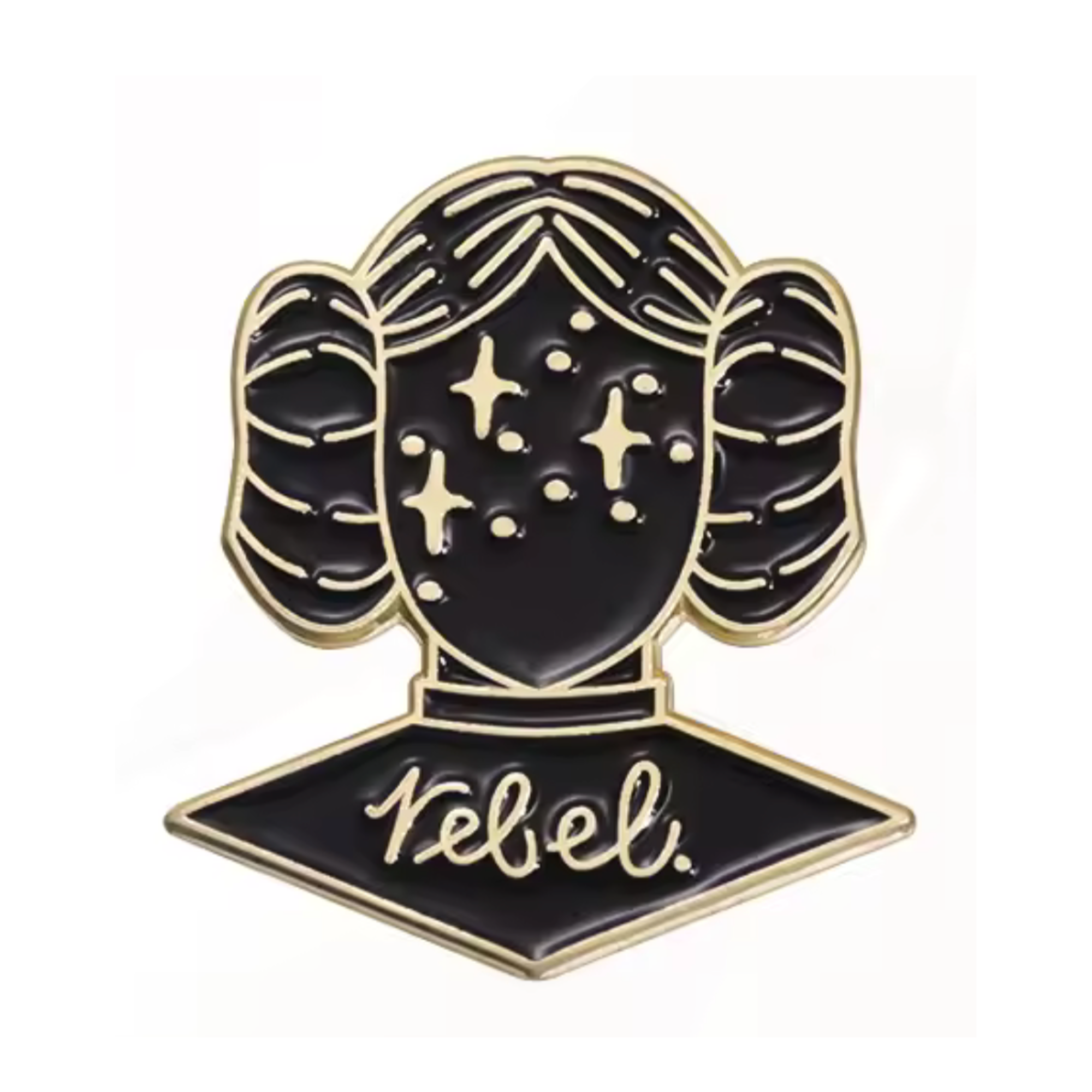 Leia Rebel Space Pin Badge