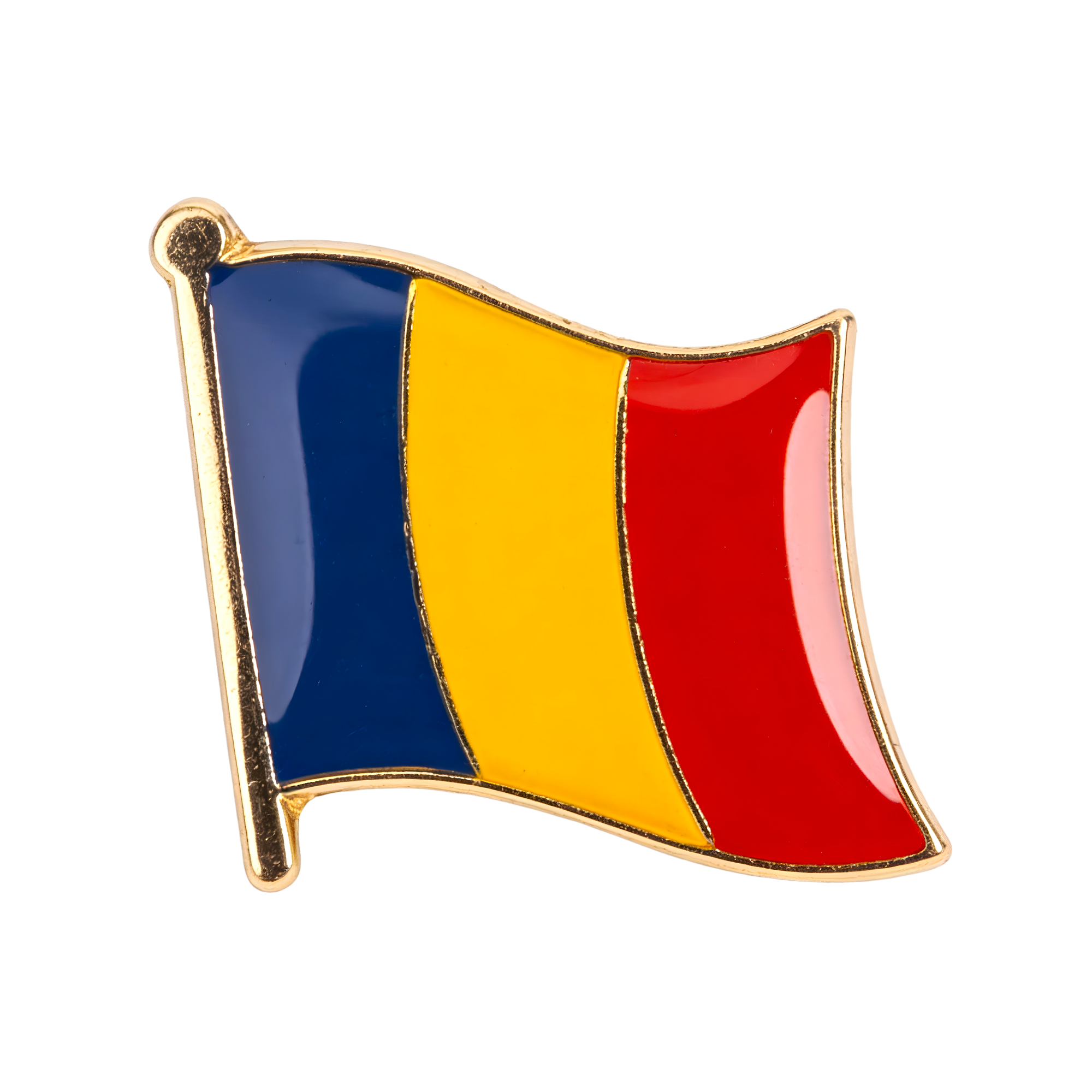 Pin con la bandera de Rumania