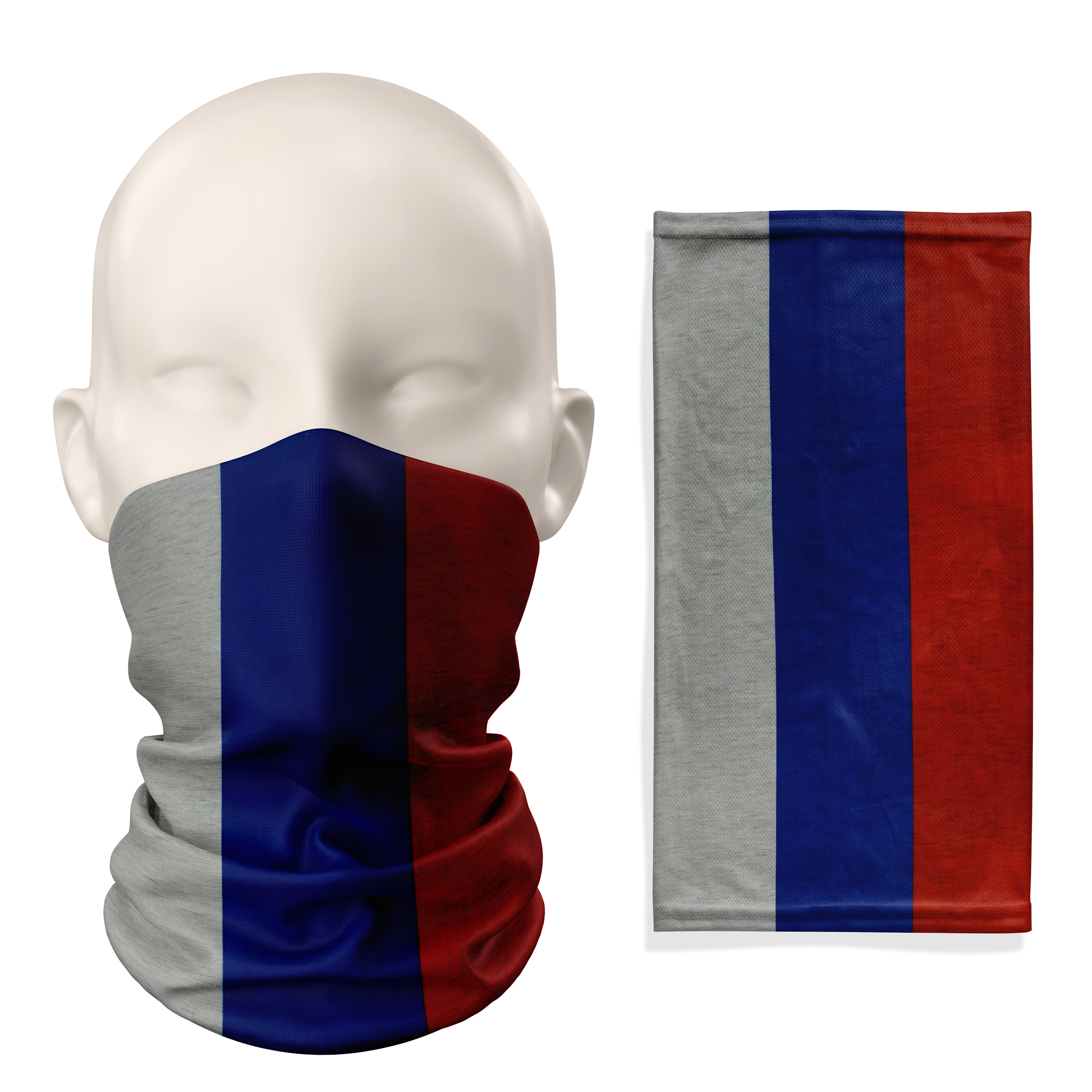 Russia Flag Snood – Breathable Mask Neck Gaiter Face Covering