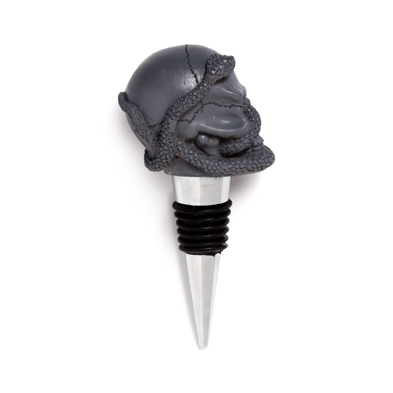 Skull Snake Grudge Bottle Stopper Wine