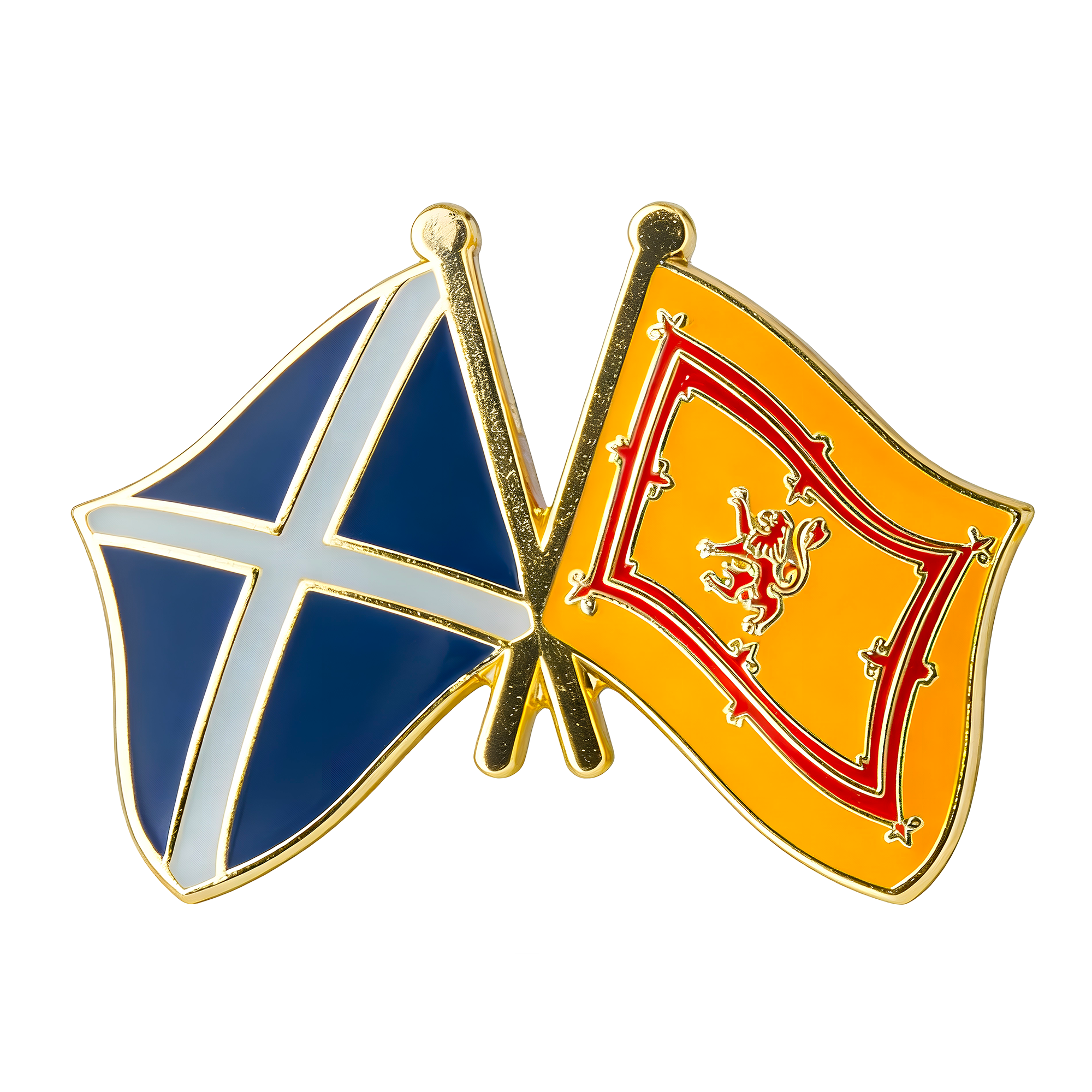 Scotland & Royal Banner Lion Friendship Pin Badge