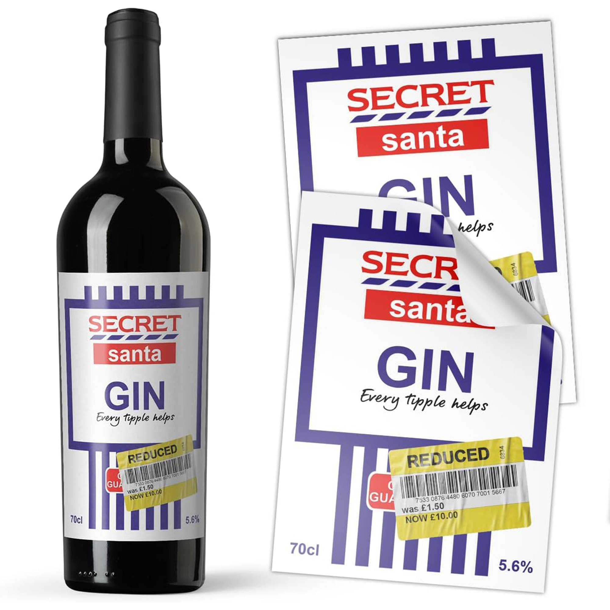 Supermarket Secret Santa Gin