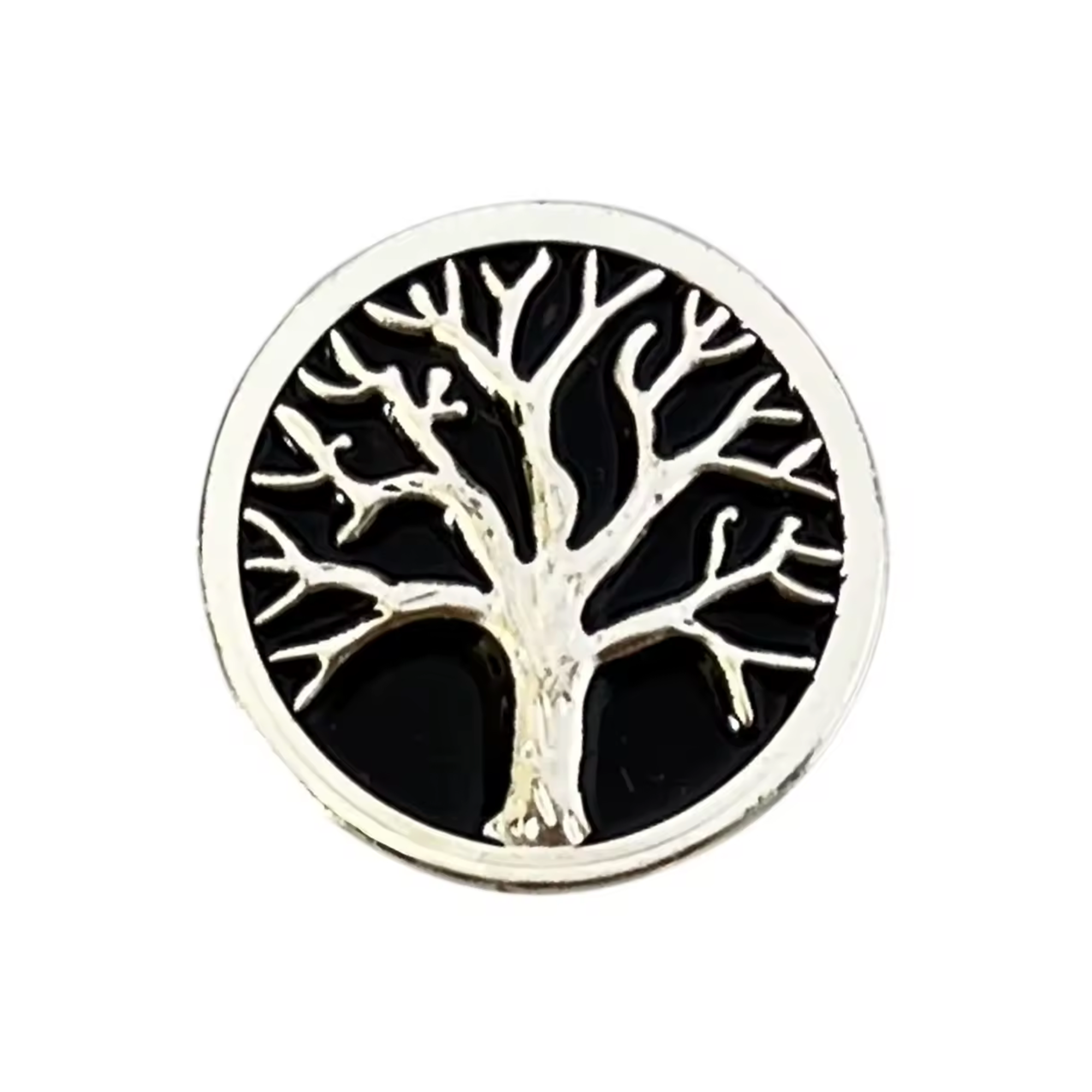 Silver Tree of Life Pin Badge