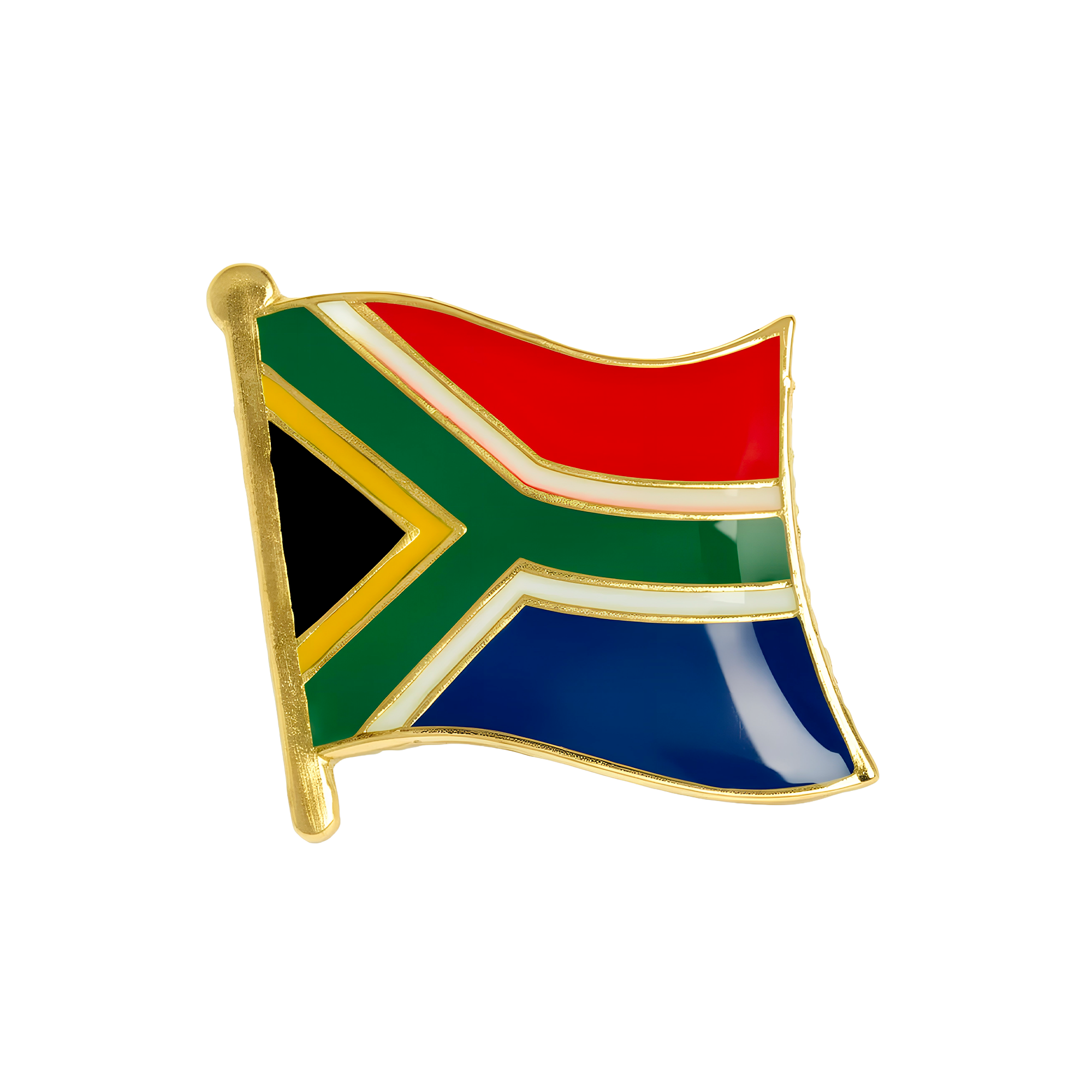 Pin con la bandera de Sudáfrica