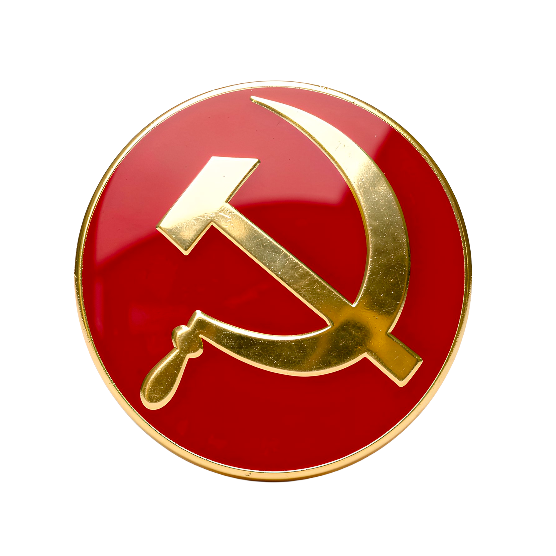 Communist USSR Soviet Button Pin Badge