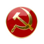 Communist USSR Soviet Button Pin Badge