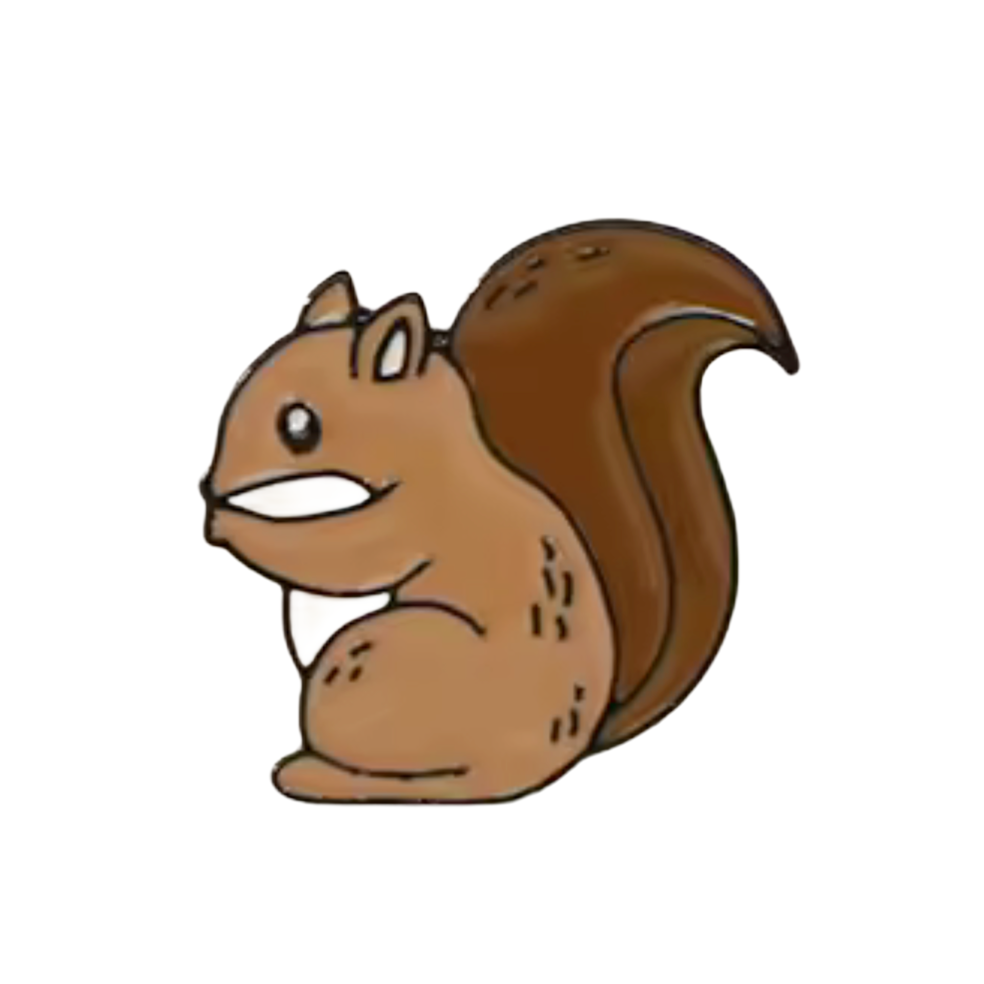 Squirrel Pin Badge