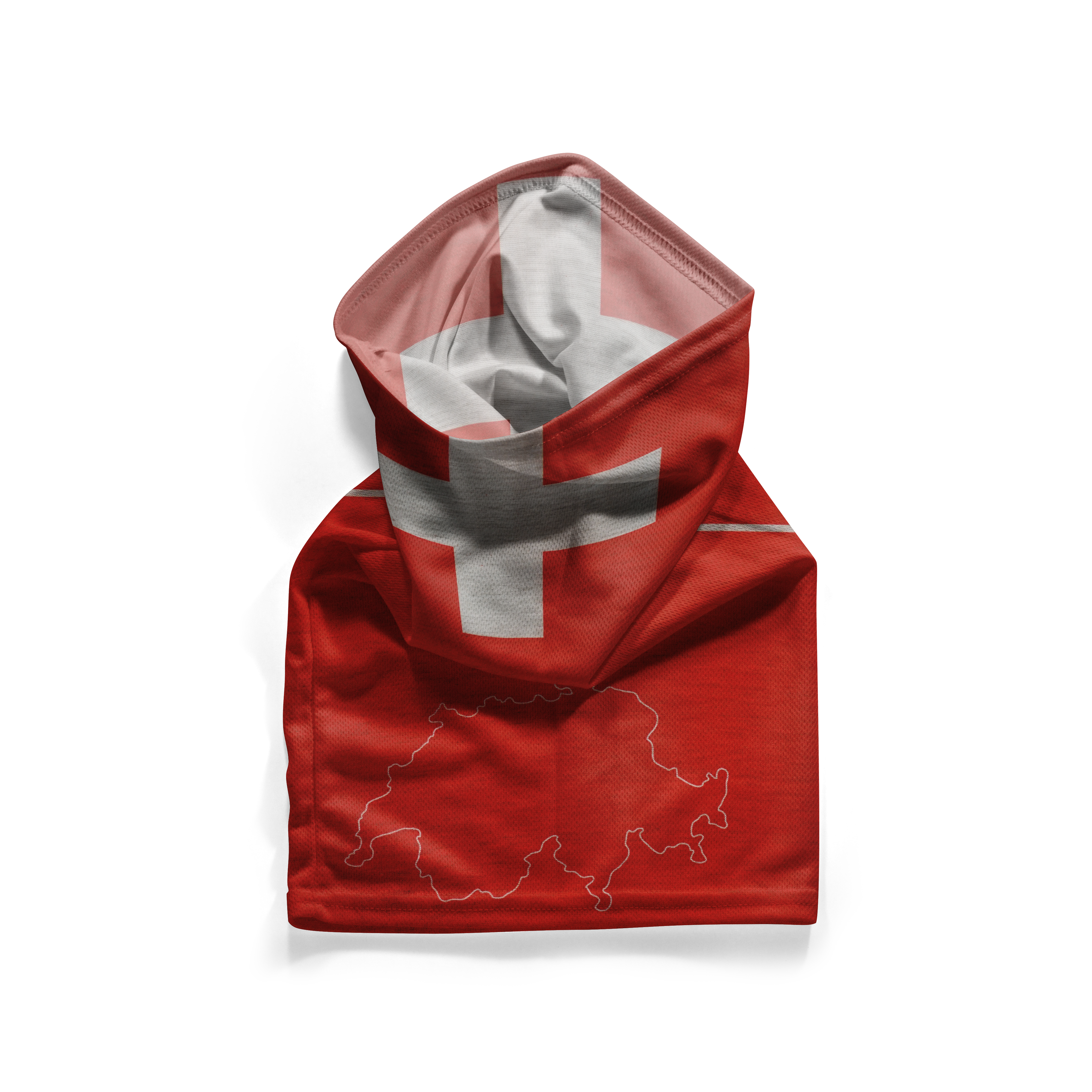 Switzerland Swiss Flag Snood – Breathable Mask Neck Gaiter Face Covering