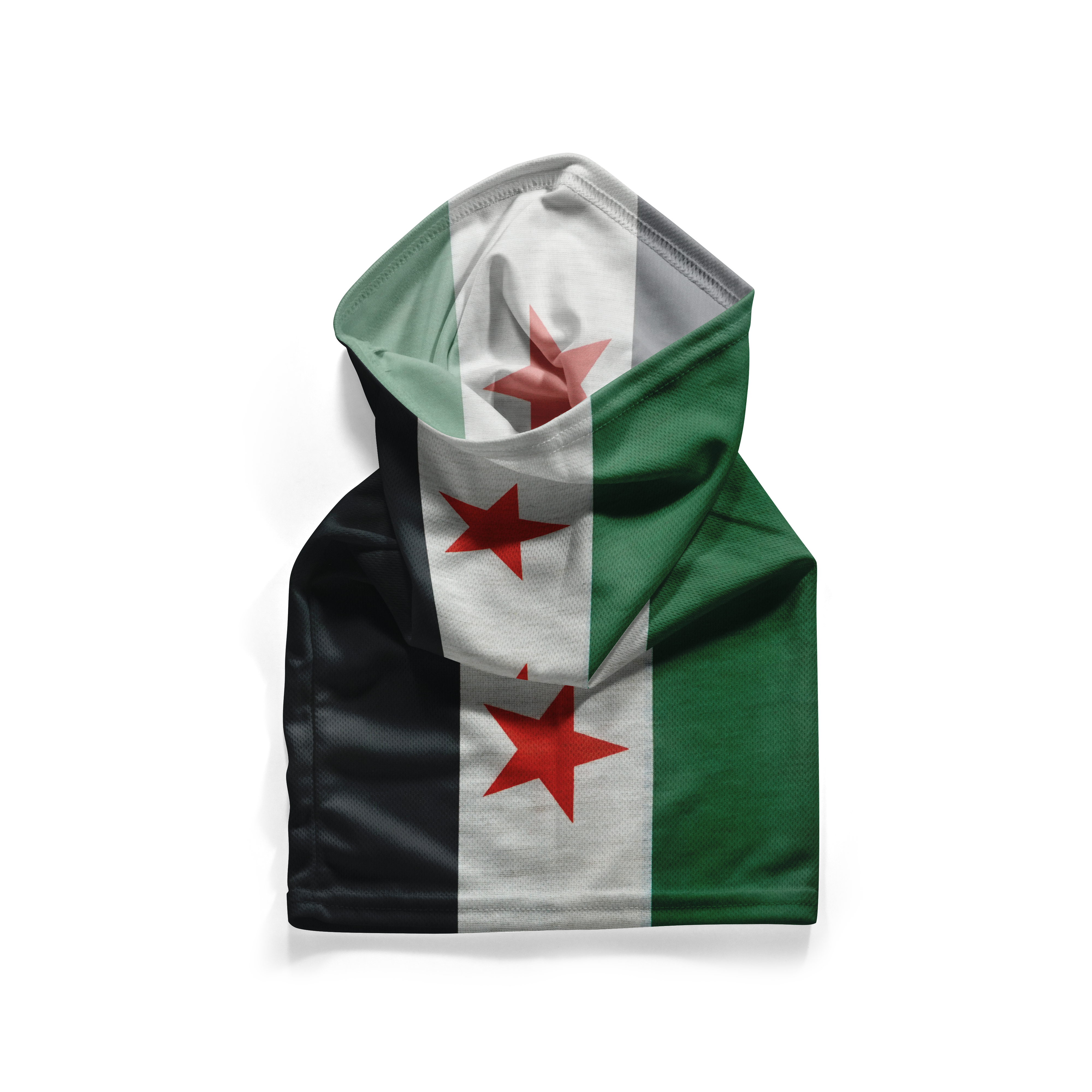 Syria Flag Snood – Breathable Mask Neck Gaiter Face Covering