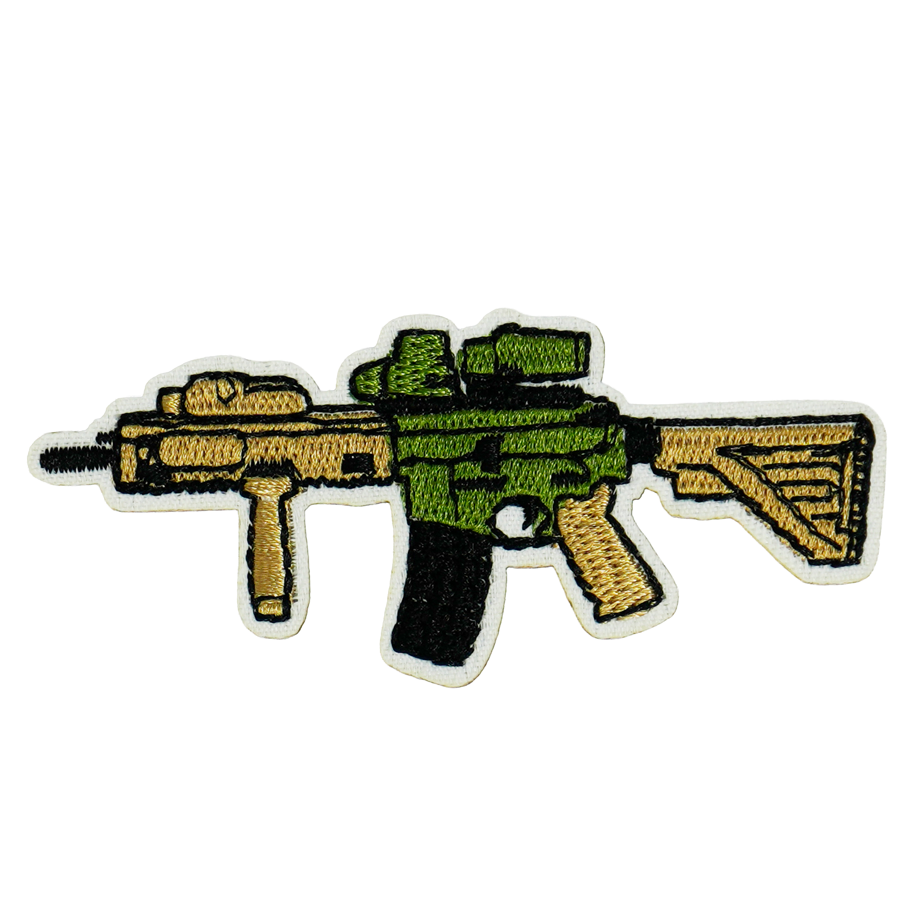 AR-15/M4 Carbine Rifle Gun Iron On Patch (8 x 3.2cm)