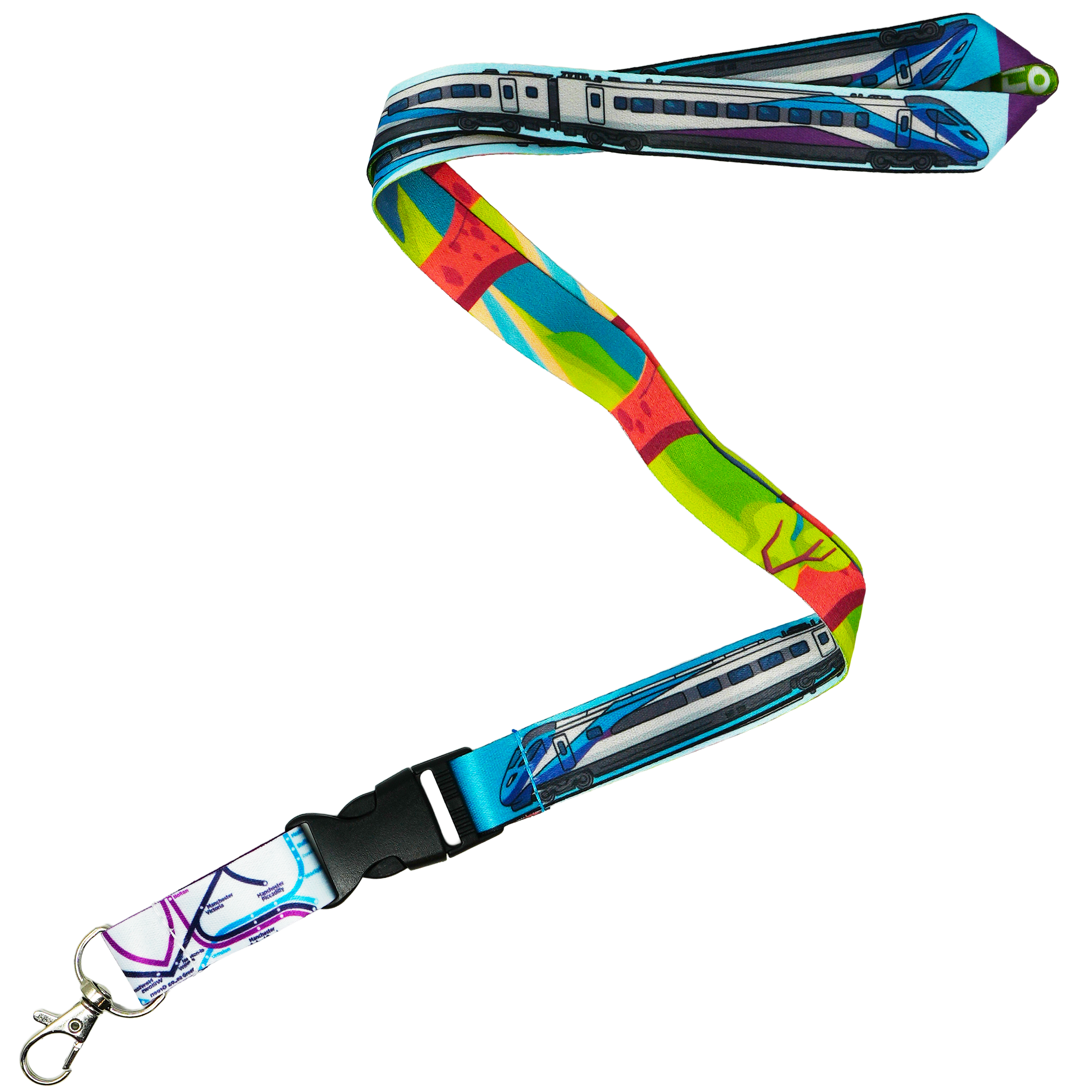 British Trains Trans Pennine Rail Flag Lanyard