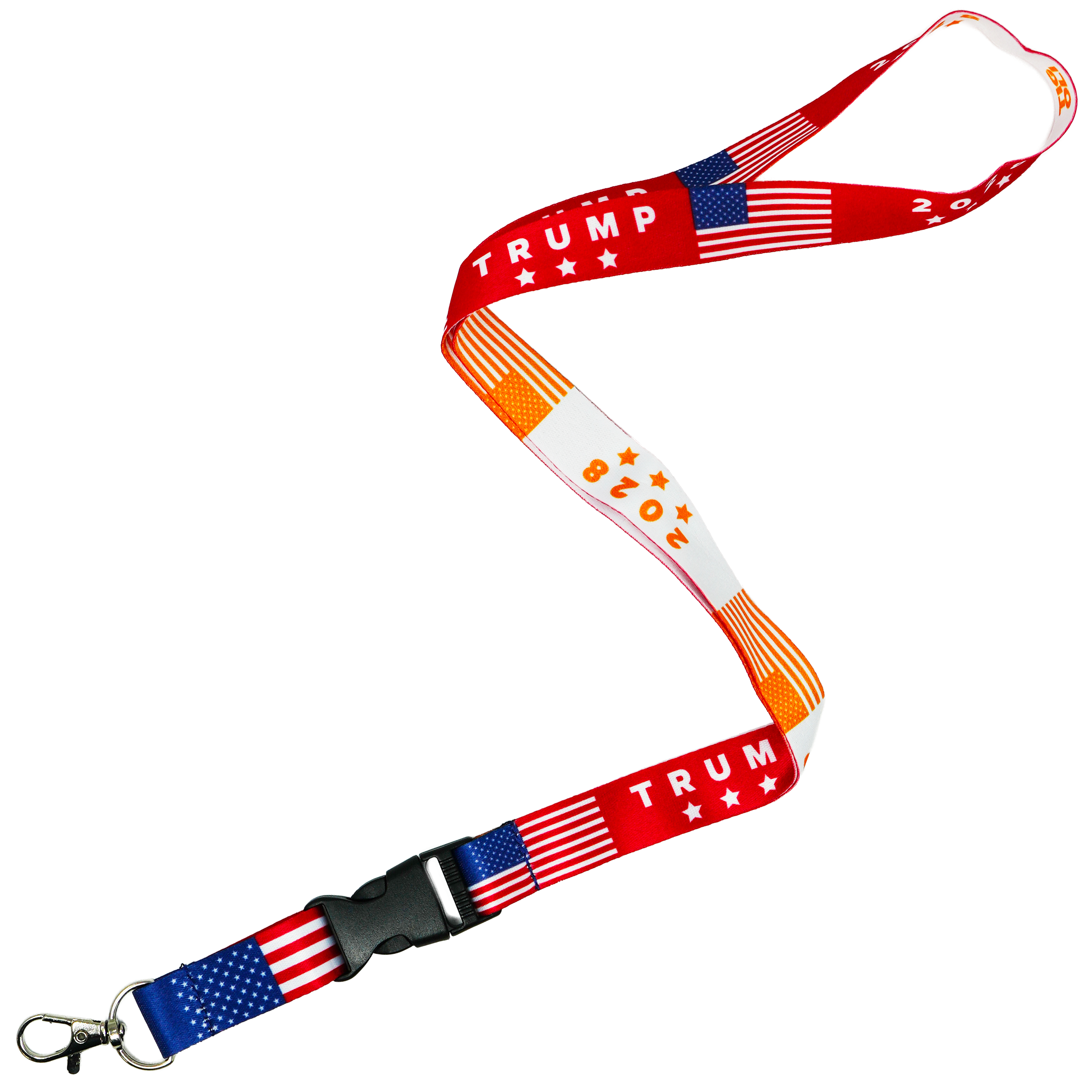 Donald Trump 2028 President United States USA America Flag Lanyard