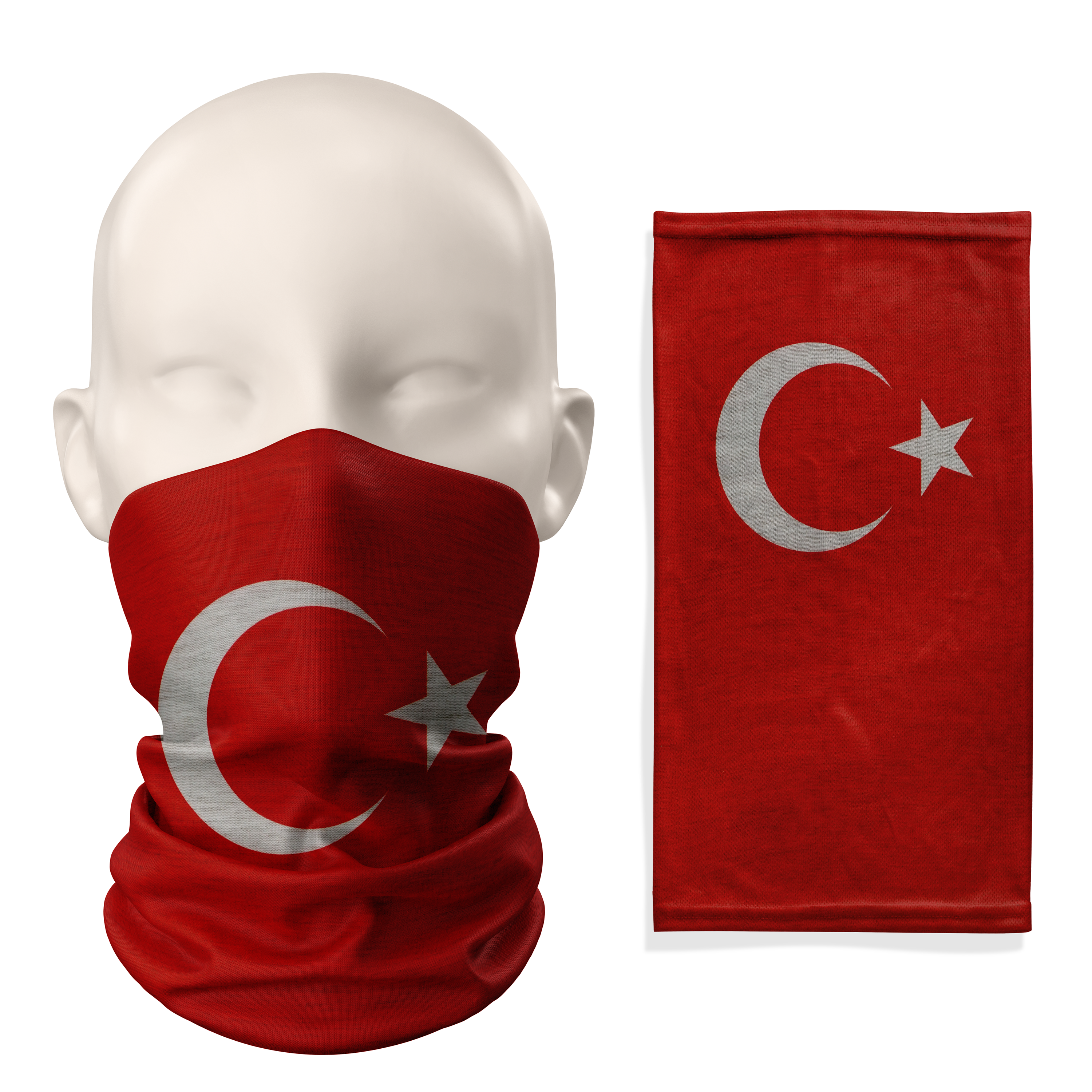 Turkey Flag Snood – Breathable Mask Neck Gaiter Face Covering