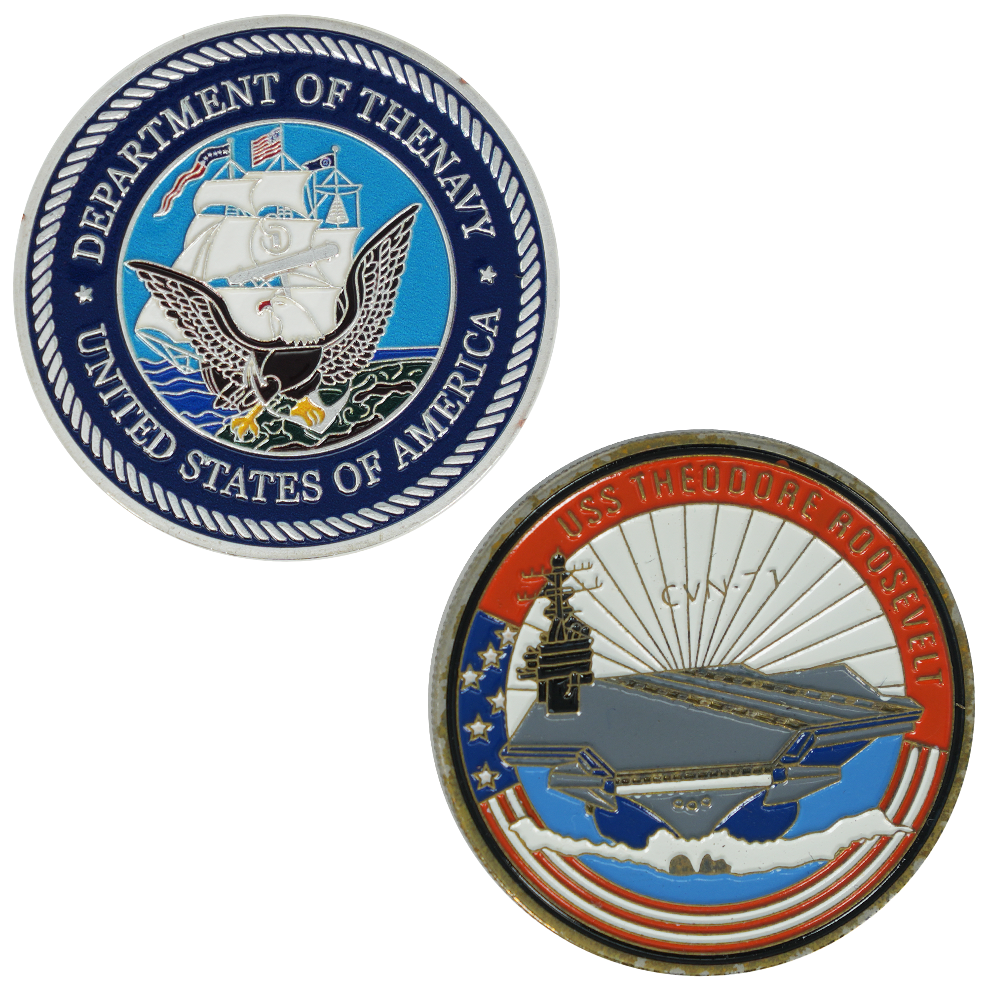 USS Theodore Roosevelt (CVN-71) Challenge Coin