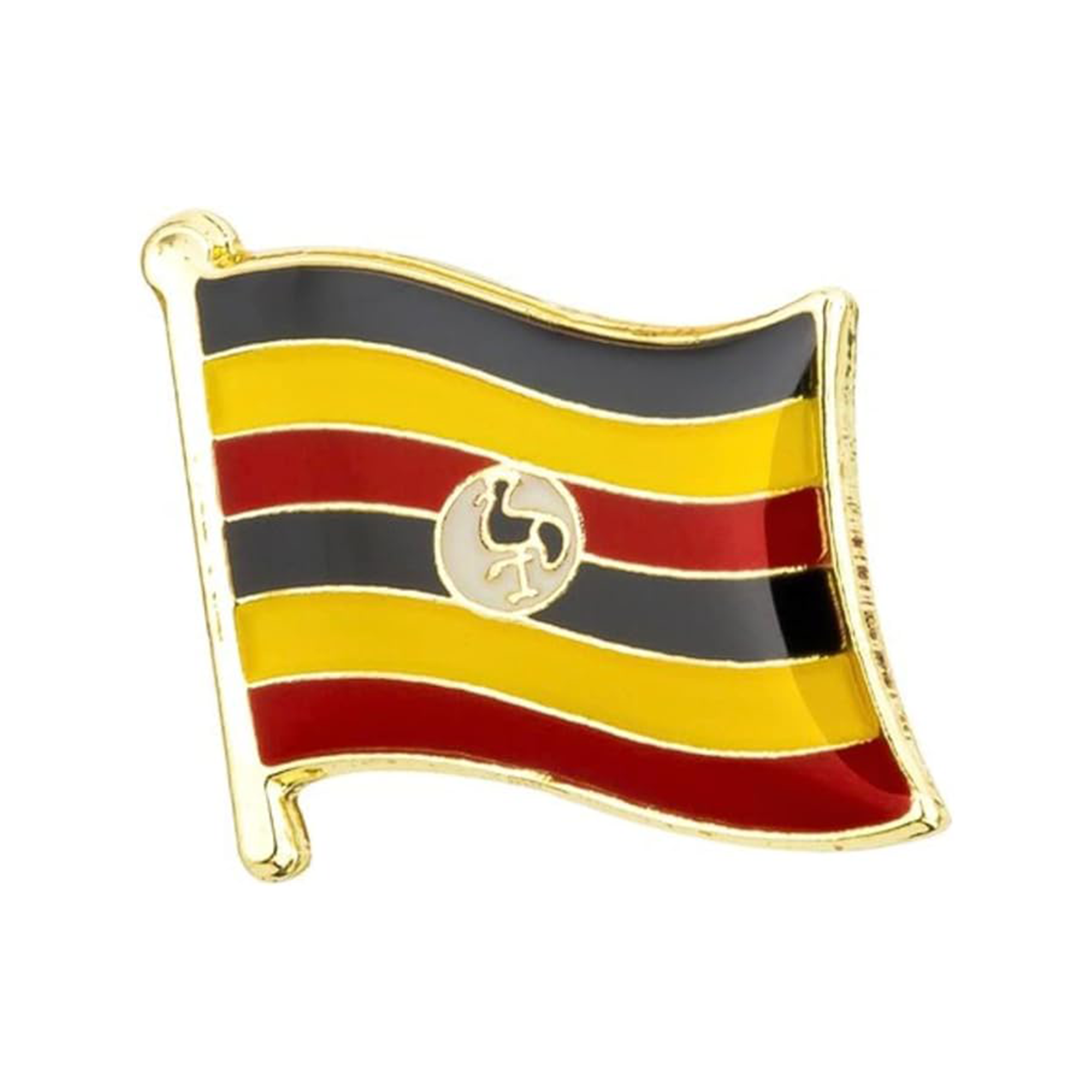 Uganda Flag Pin Badge