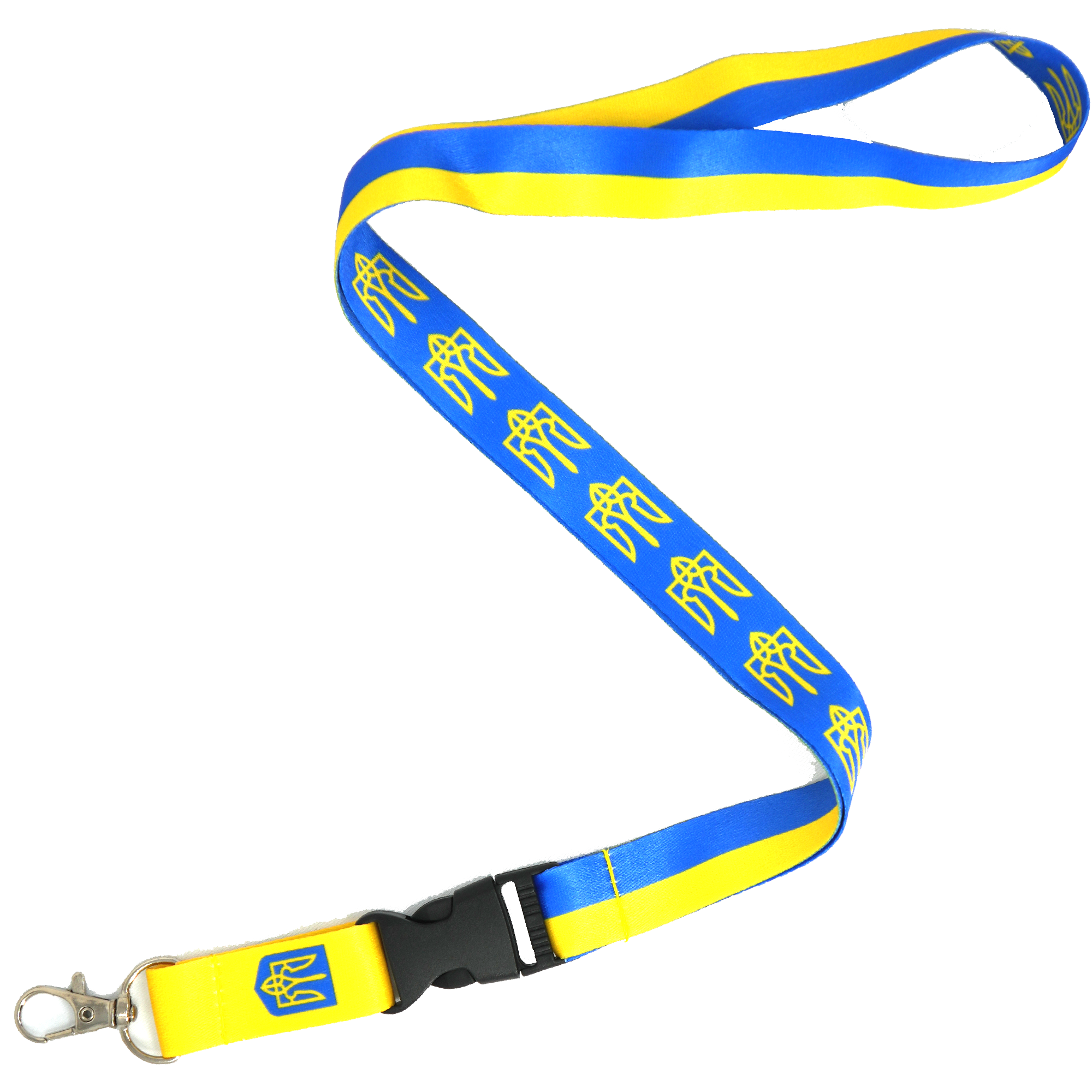 Ukraine Trident Flag Lanyard