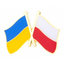 Ukraine & Poland Friendship Pin Badge