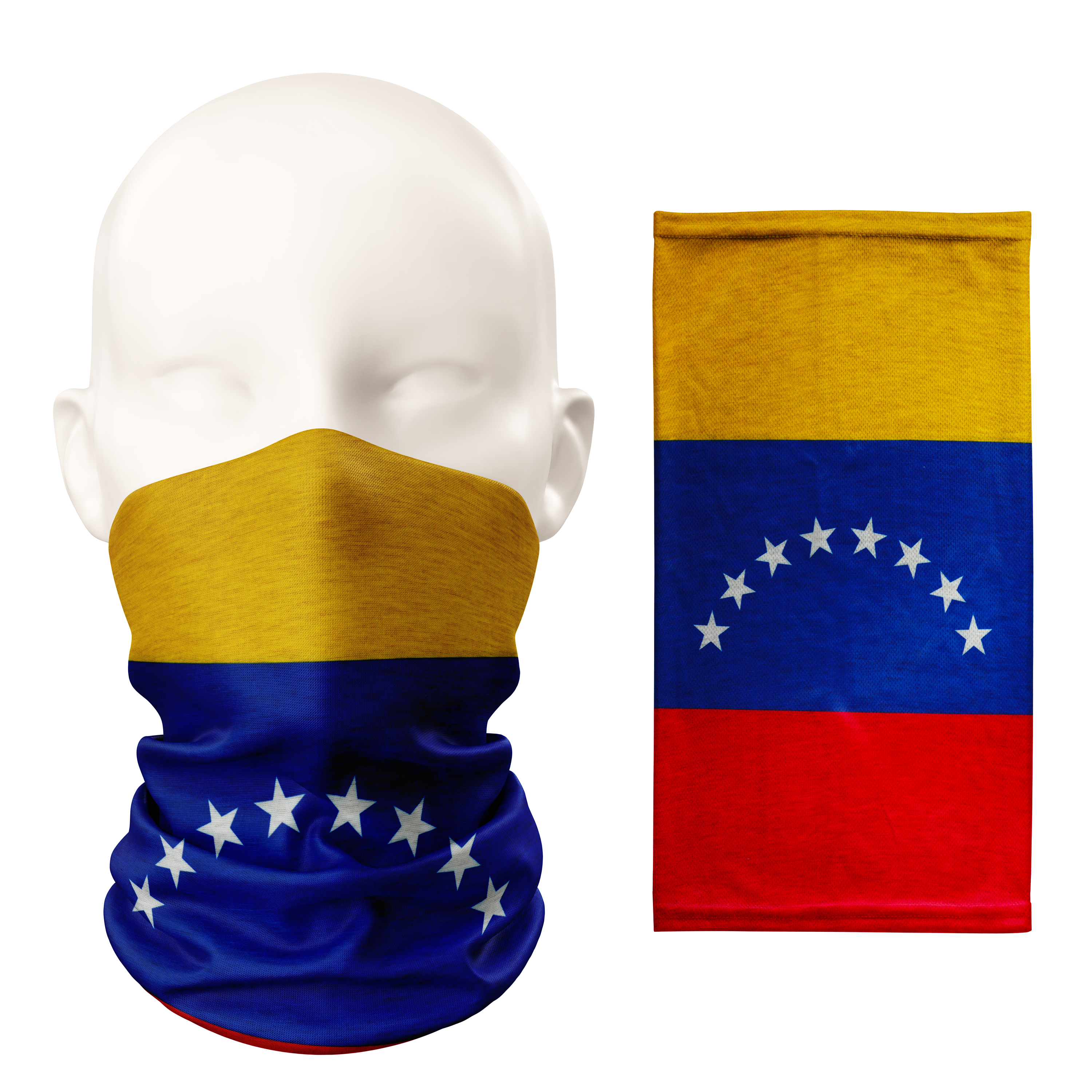 Venezuela Flag Snood – Breathable Mask Neck Gaiter Face Covering
